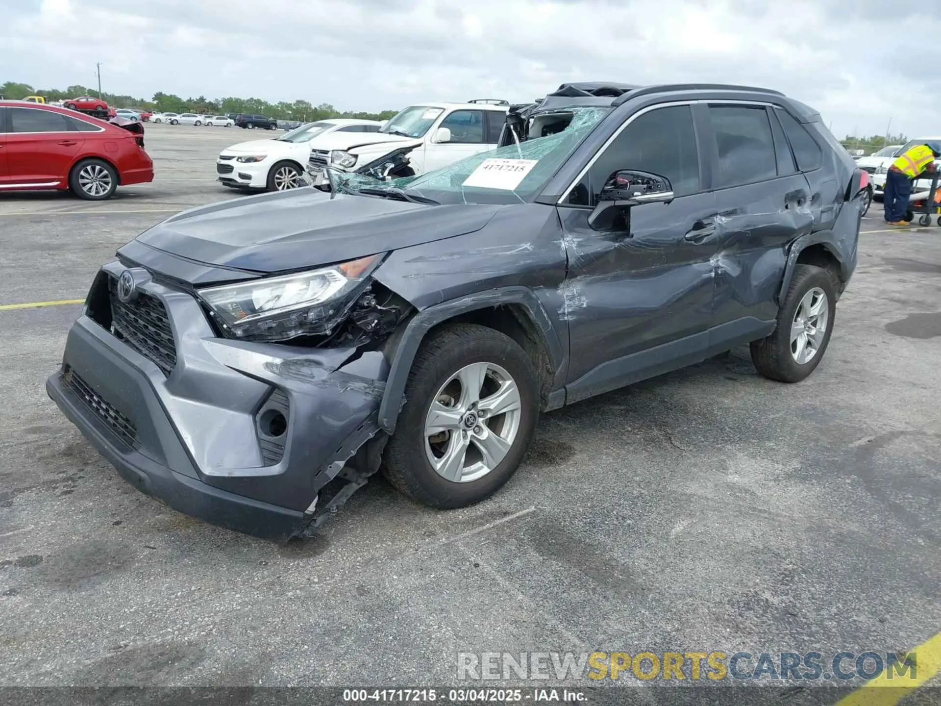 2 Photograph of a damaged car 2T3W1RFV1MC163810 TOYOTA RAV4 2021