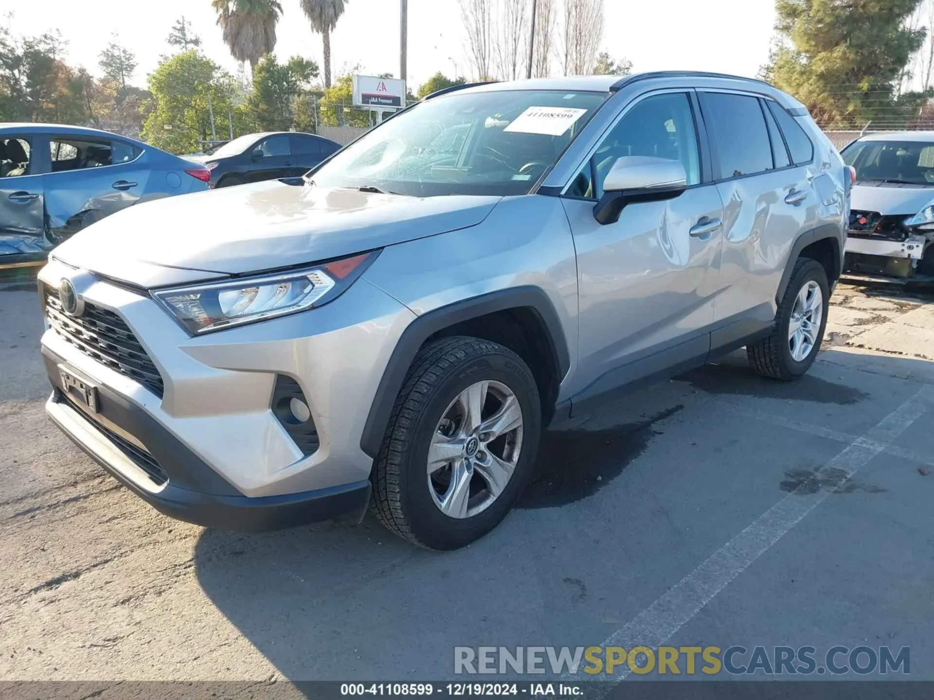 2 Photograph of a damaged car 2T3W1RFV1MW119434 TOYOTA RAV4 2021