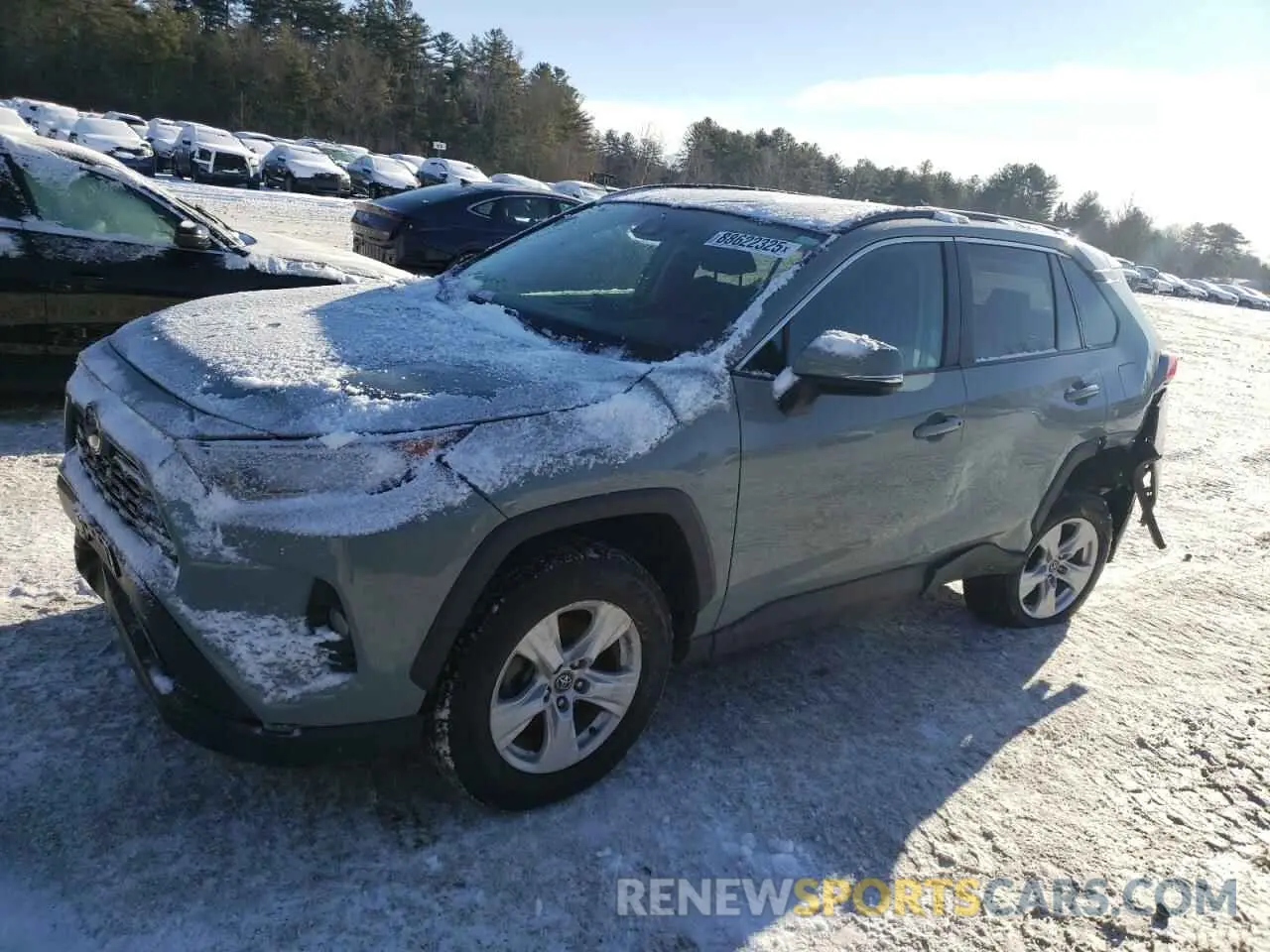 1 Фотография поврежденного автомобиля 2T3W1RFV2MC087983 TOYOTA RAV4 2021
