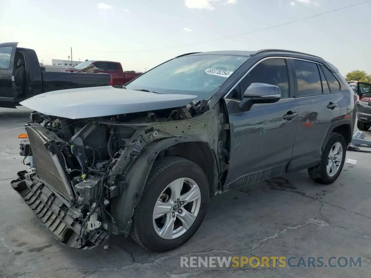 1 Photograph of a damaged car 2T3W1RFV2MC118889 TOYOTA RAV4 2021