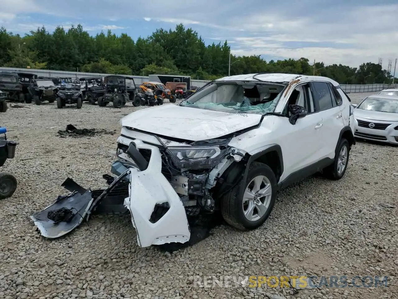2 Photograph of a damaged car 2T3W1RFV2MC131044 TOYOTA RAV4 2021