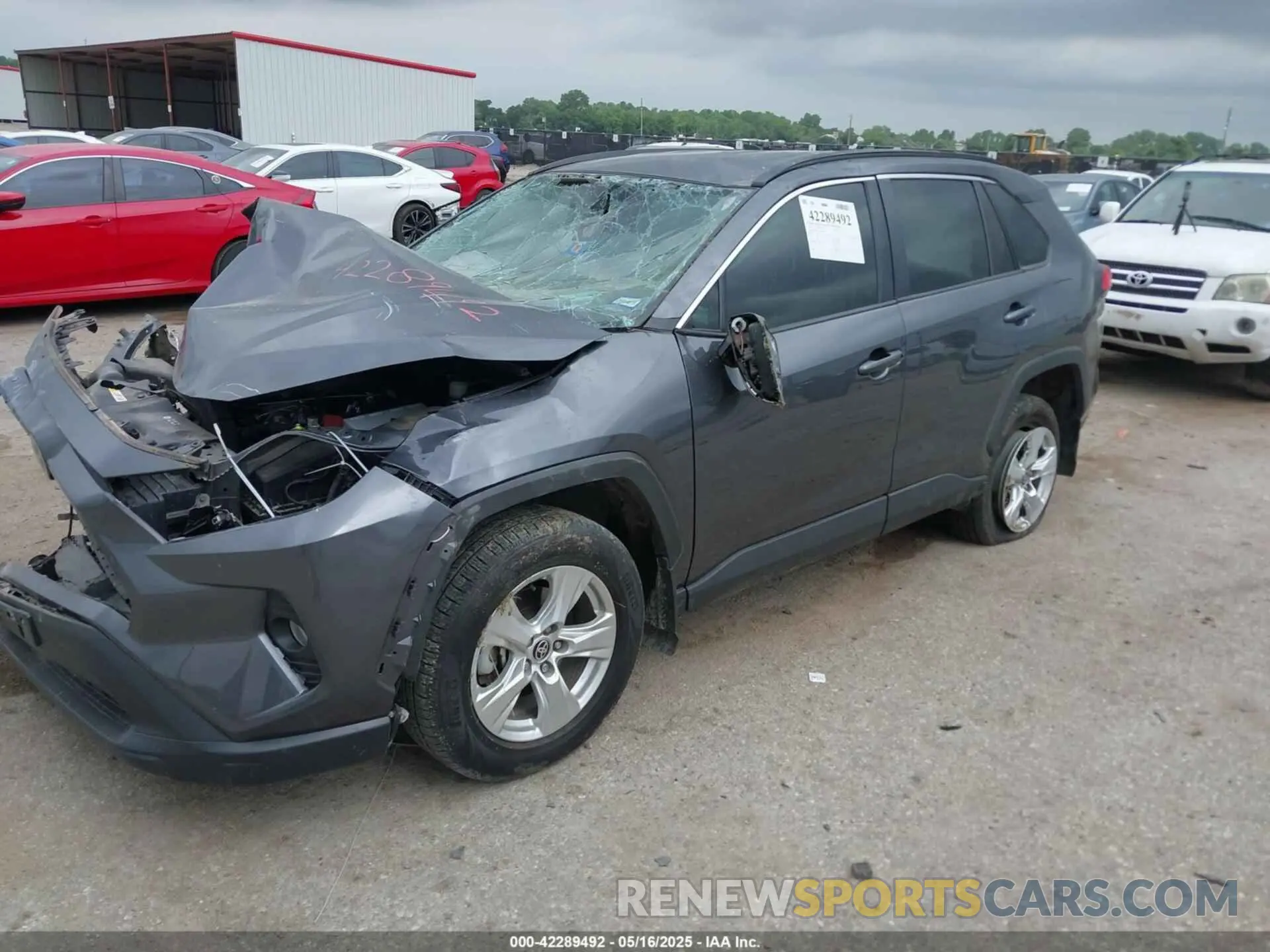 6 Фотография поврежденного автомобиля 2T3W1RFV2MC160236 TOYOTA RAV4 2021