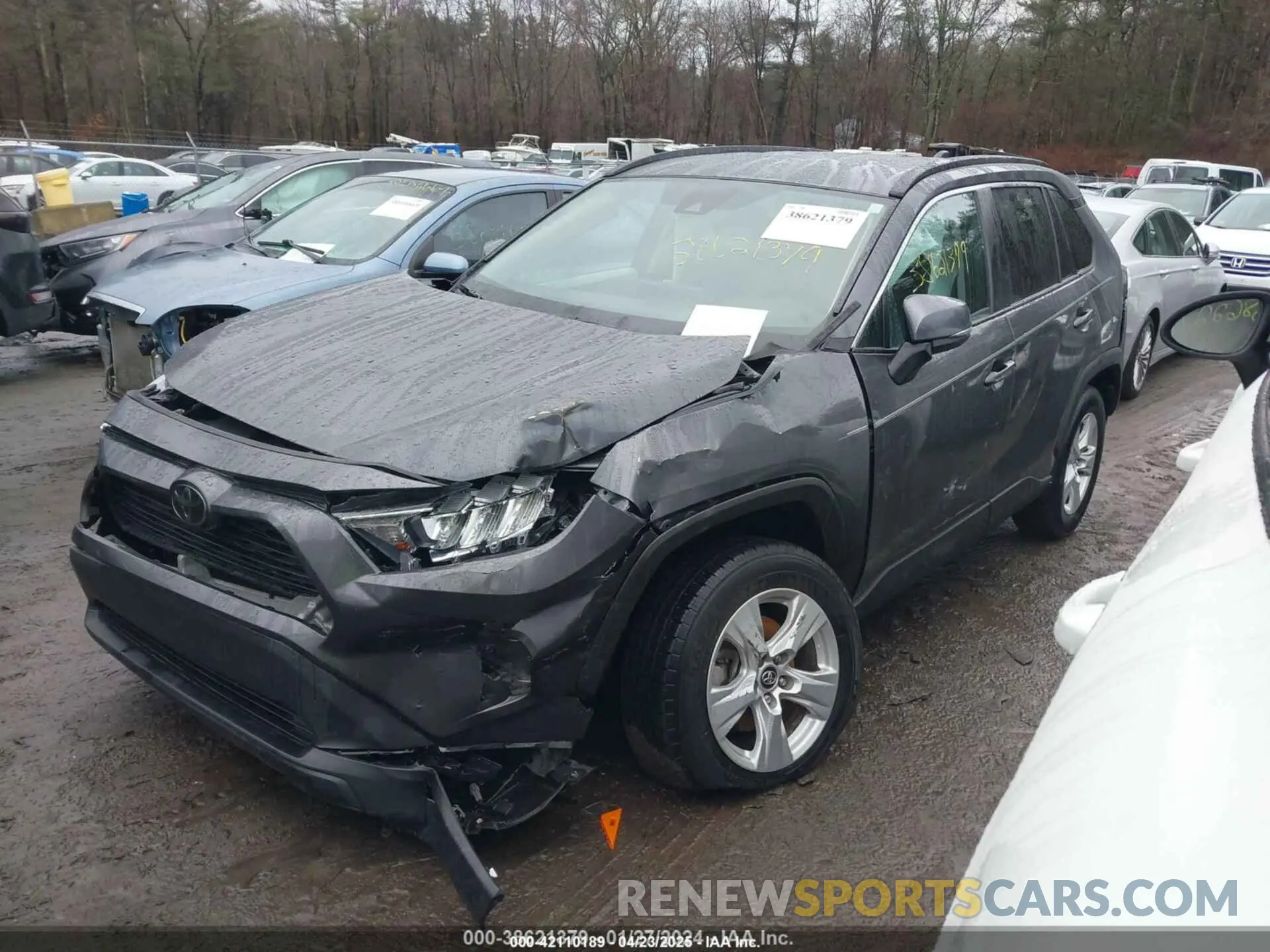 2 Photograph of a damaged car 2T3W1RFV2MW116333 TOYOTA RAV4 2021