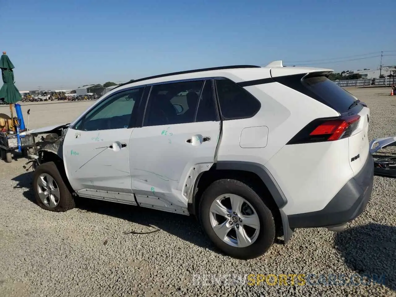 2 Photograph of a damaged car 2T3W1RFV3MC152047 TOYOTA RAV4 2021