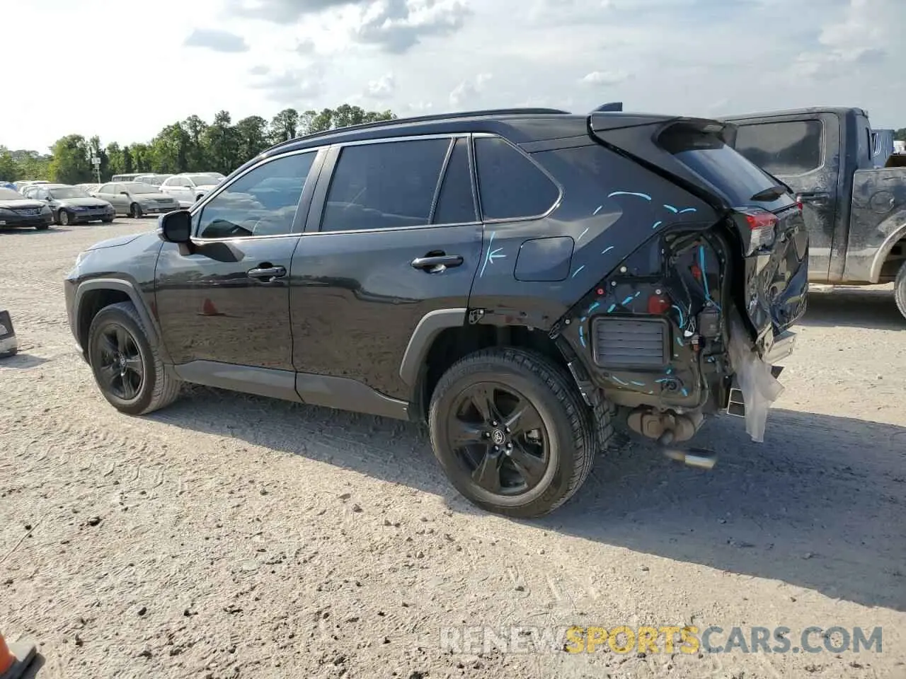 2 Фотография поврежденного автомобиля 2T3W1RFV3MW105213 TOYOTA RAV4 2021