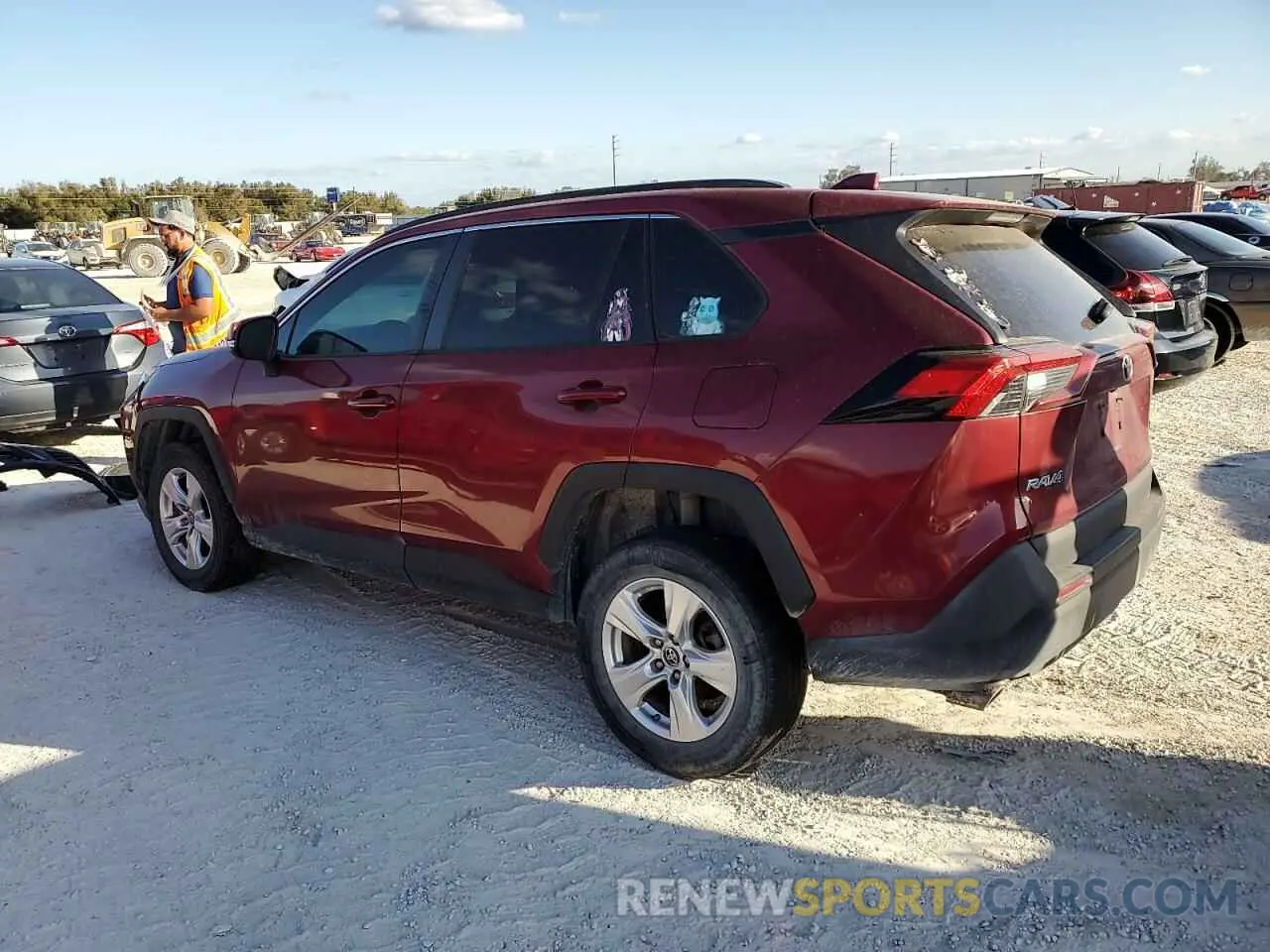 2 Photograph of a damaged car 2T3W1RFV3MW175651 TOYOTA RAV4 2021
