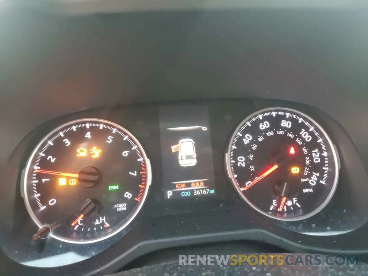 9 Фотография поврежденного автомобиля 2T3W1RFV4MC105500 TOYOTA RAV4 2021