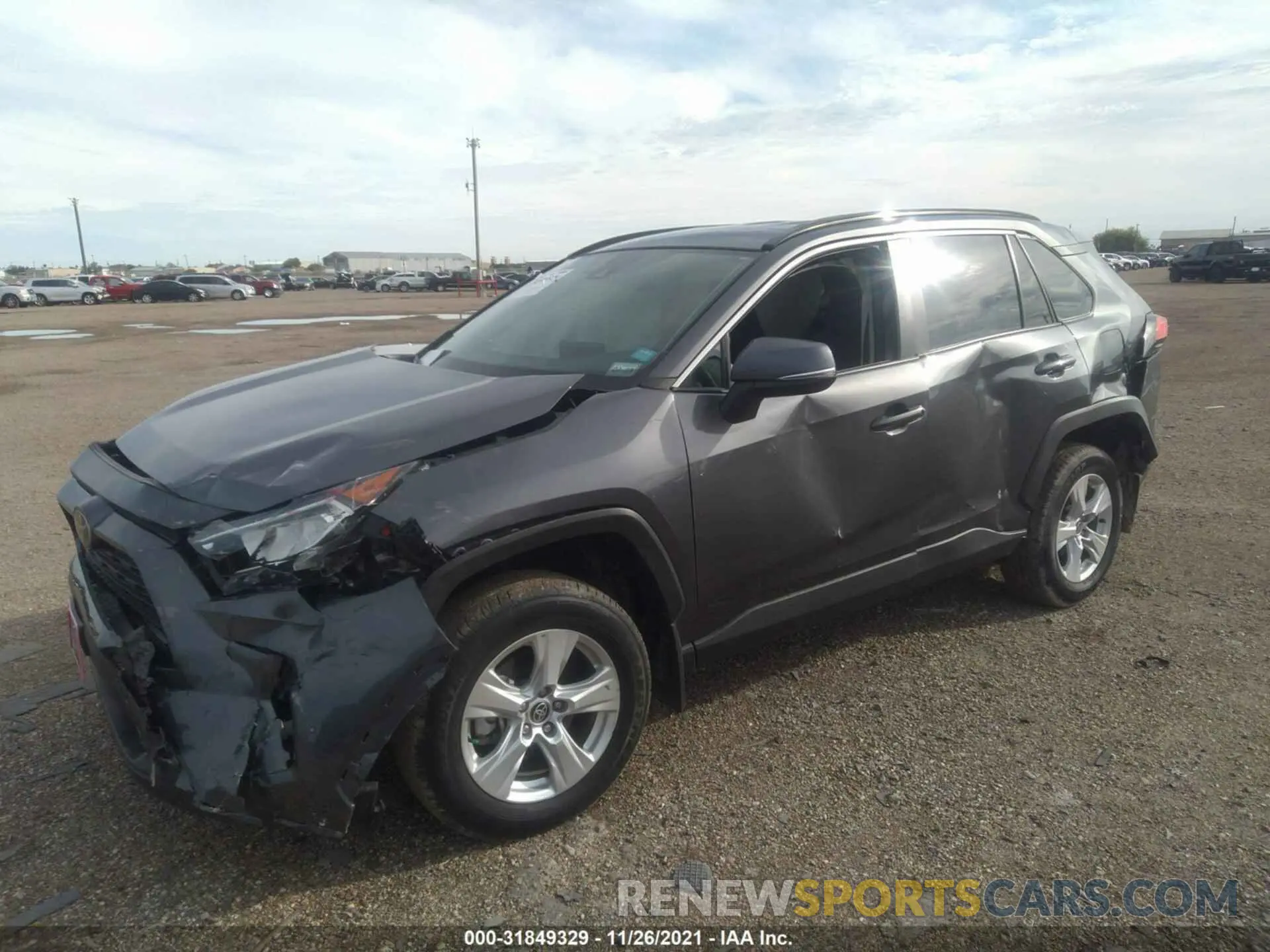 2 Фотография поврежденного автомобиля 2T3W1RFV4MC133717 TOYOTA RAV4 2021