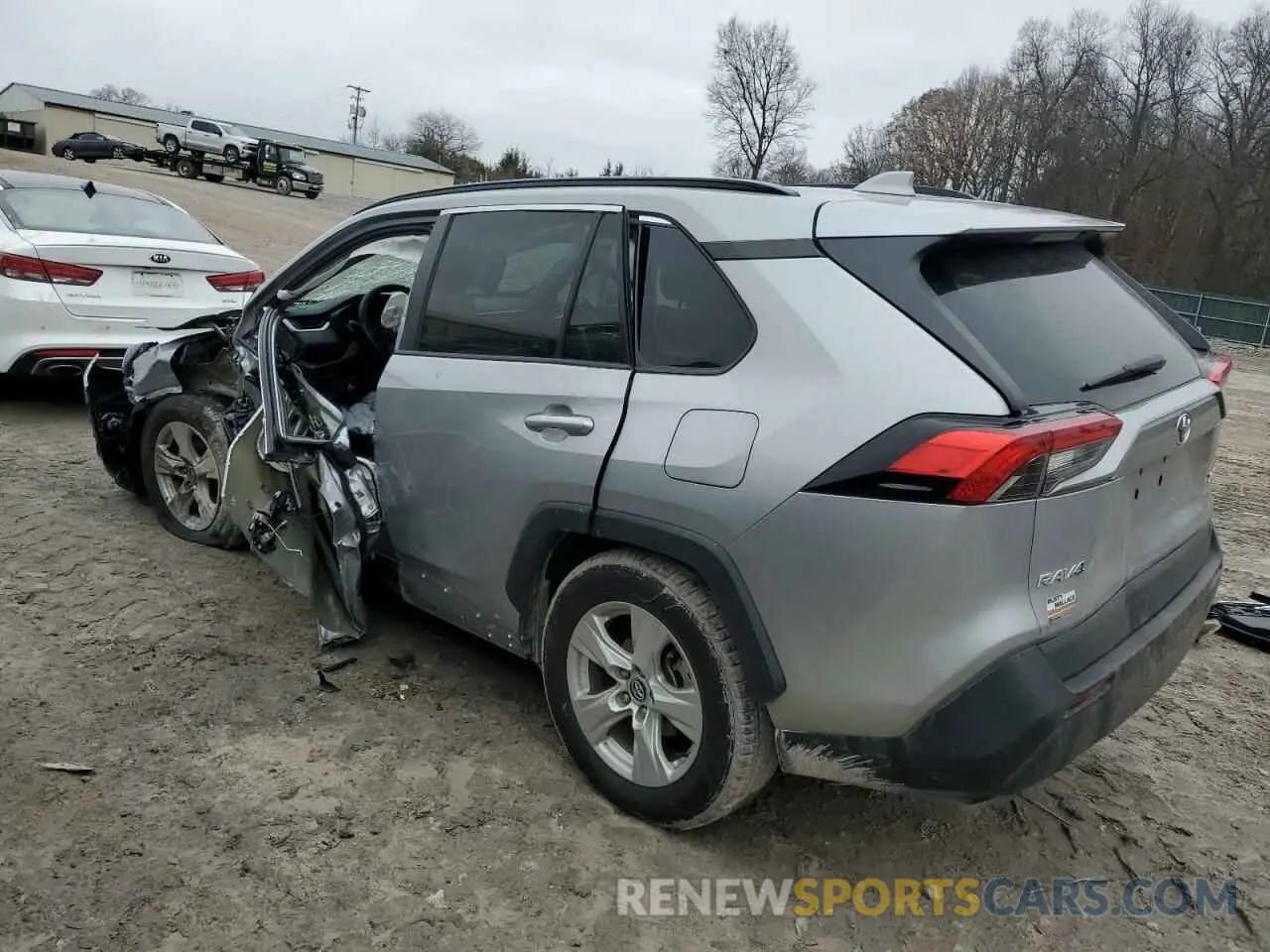 2 Photograph of a damaged car 2T3W1RFV4MW104202 TOYOTA RAV4 2021