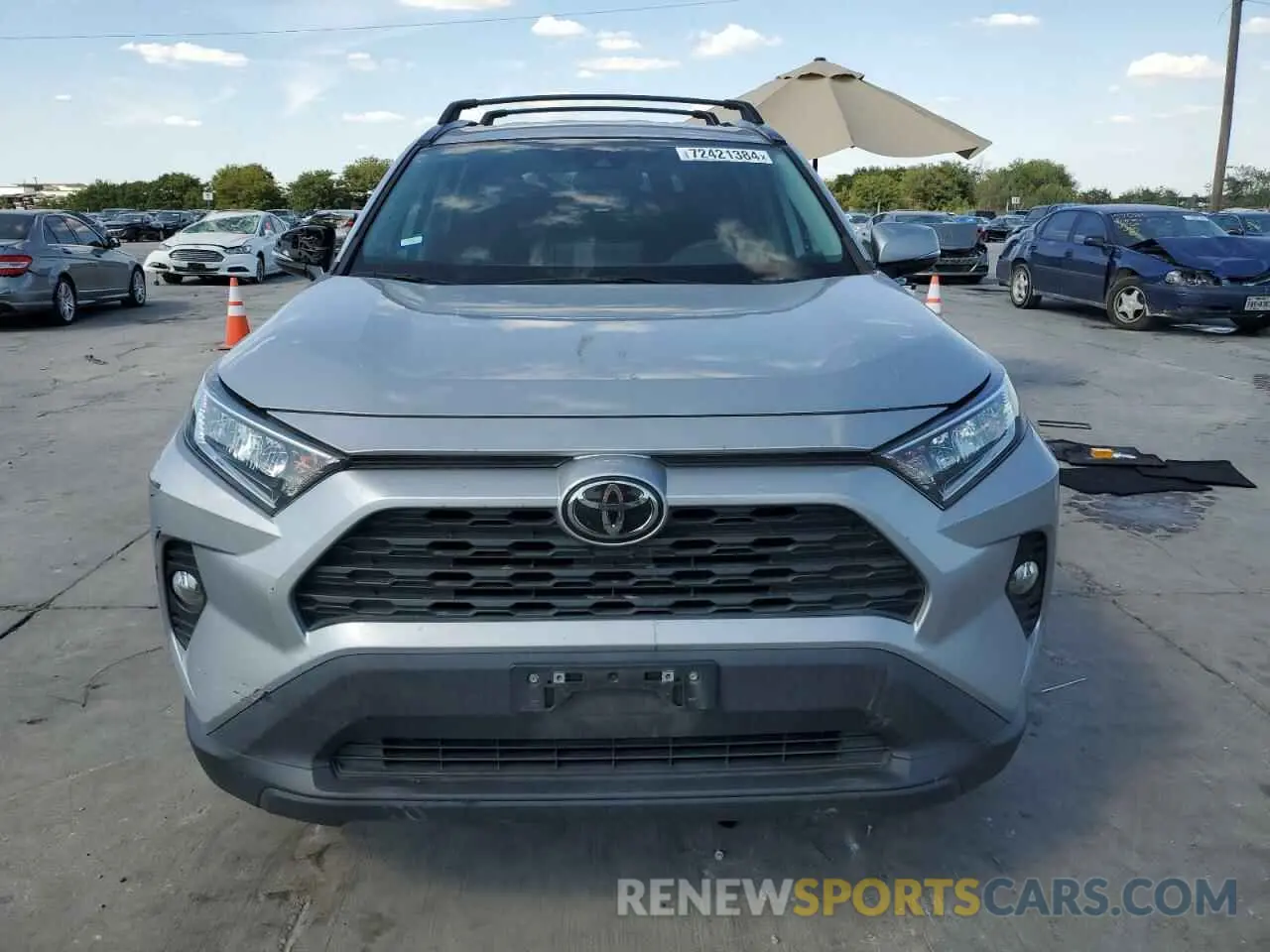 5 Фотография поврежденного автомобиля 2T3W1RFV4MW107813 TOYOTA RAV4 2021