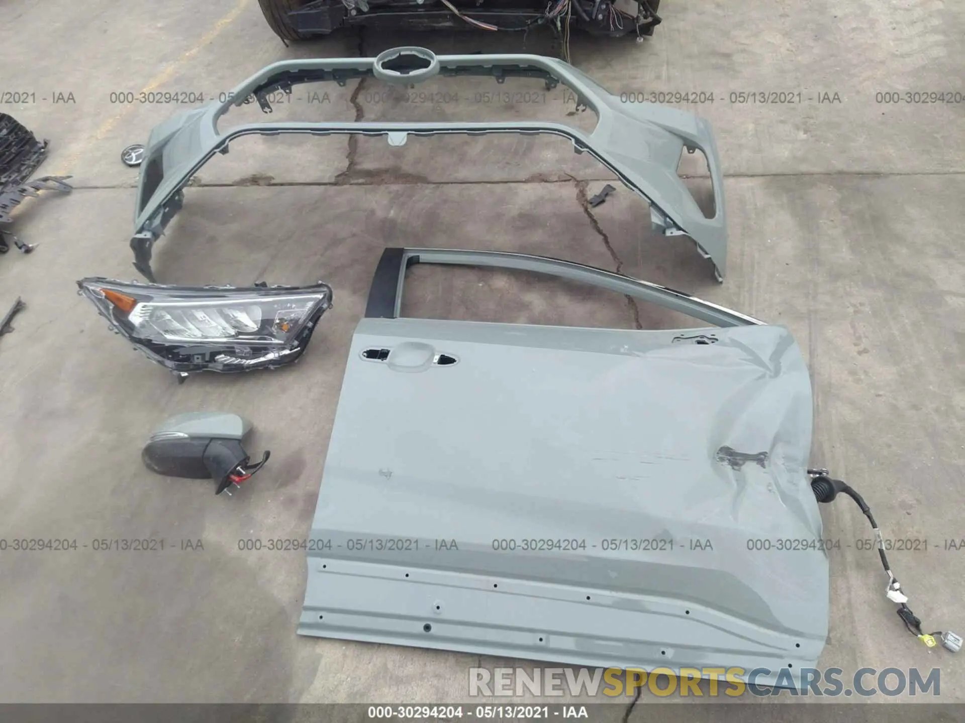 12 Photograph of a damaged car 2T3W1RFV4MW136860 TOYOTA RAV4 2021