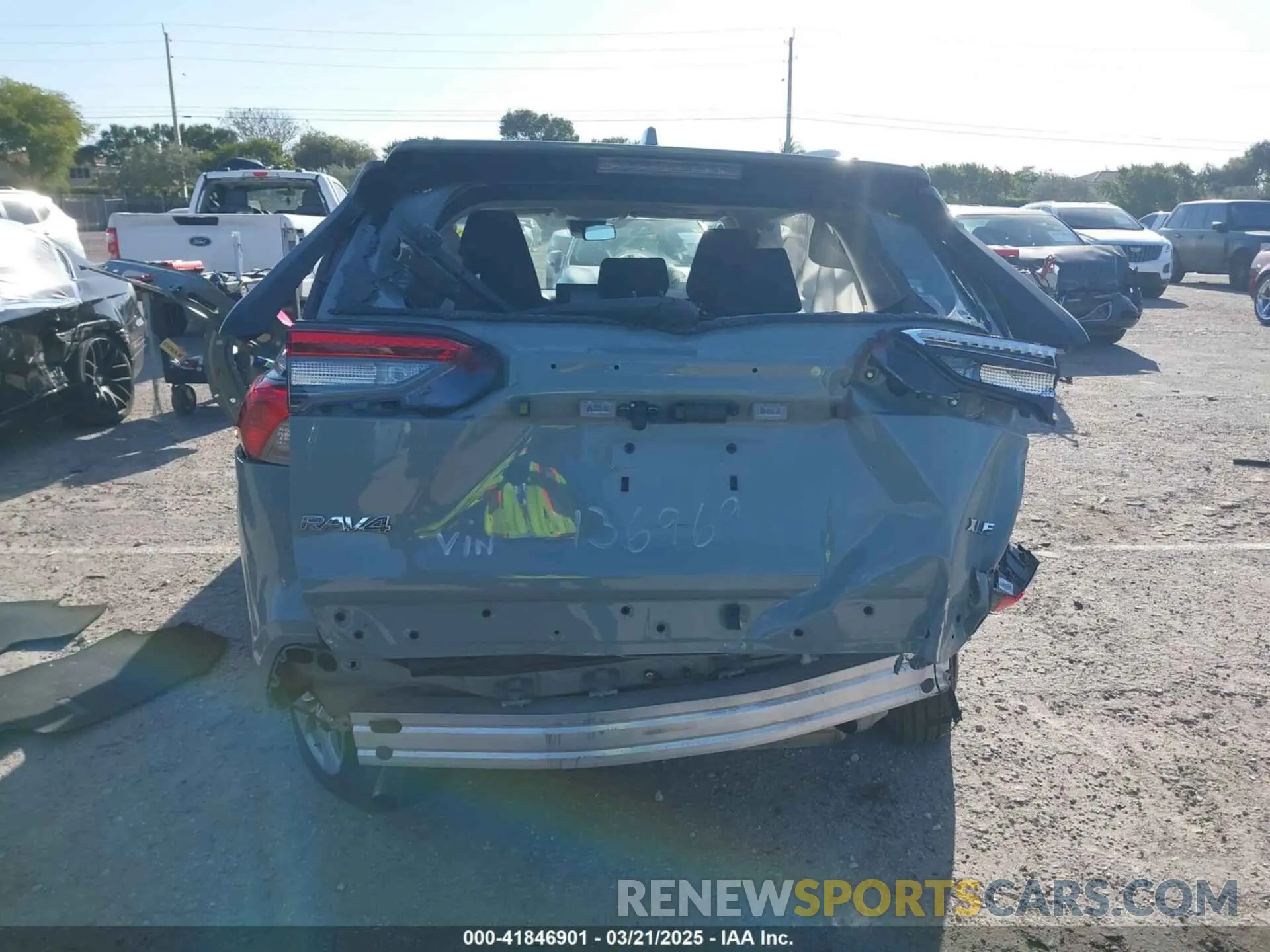 16 Фотография поврежденного автомобиля 2T3W1RFV4MW136969 TOYOTA RAV4 2021