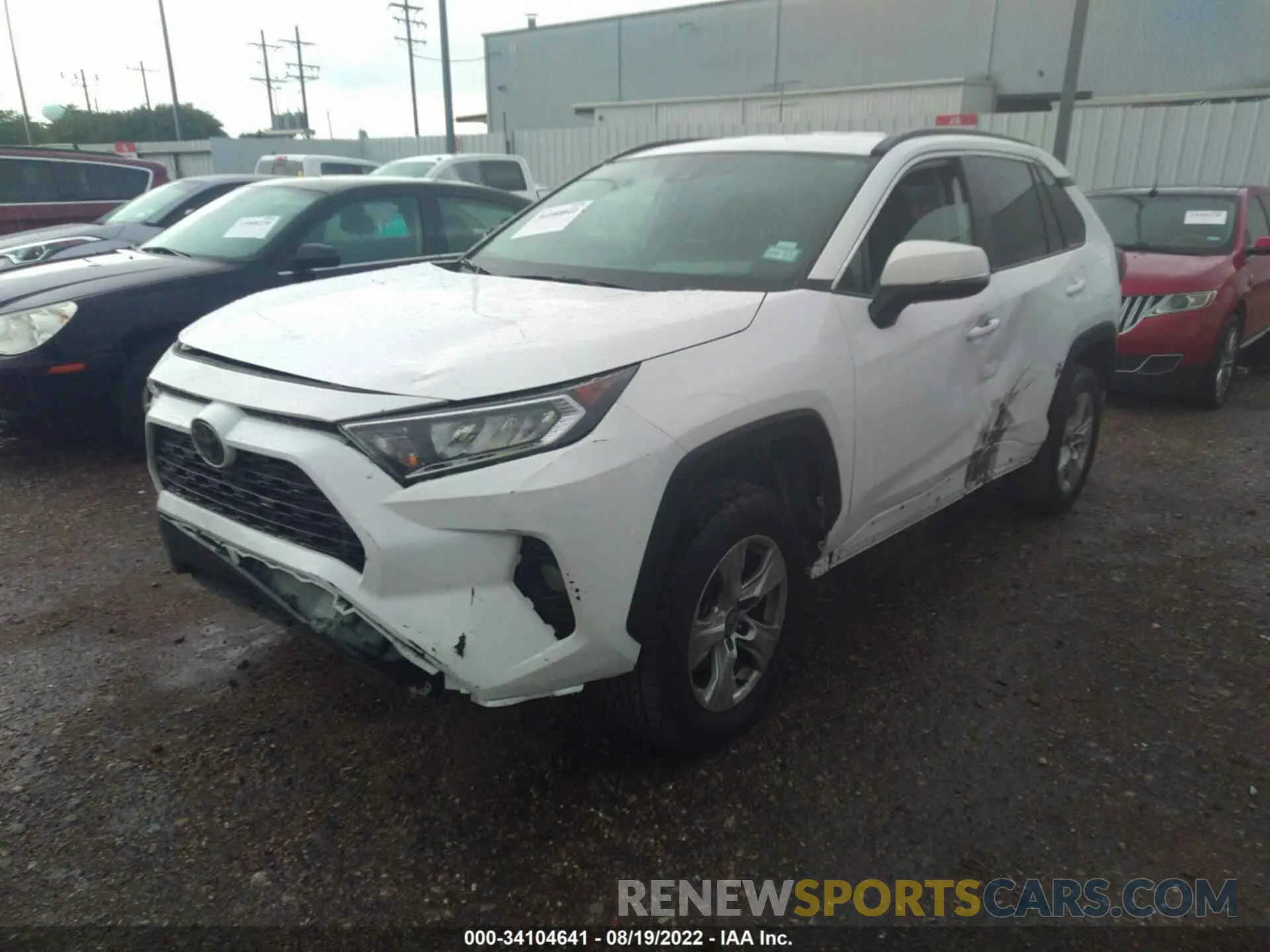2 Photograph of a damaged car 2T3W1RFV4MW159412 TOYOTA RAV4 2021