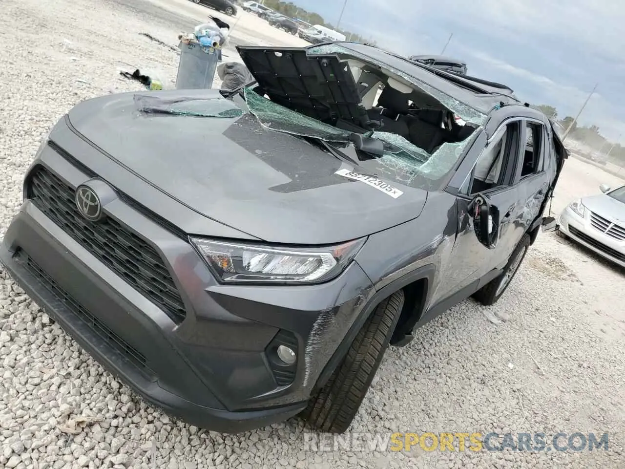 1 Photograph of a damaged car 2T3W1RFV5MC138540 TOYOTA RAV4 2021