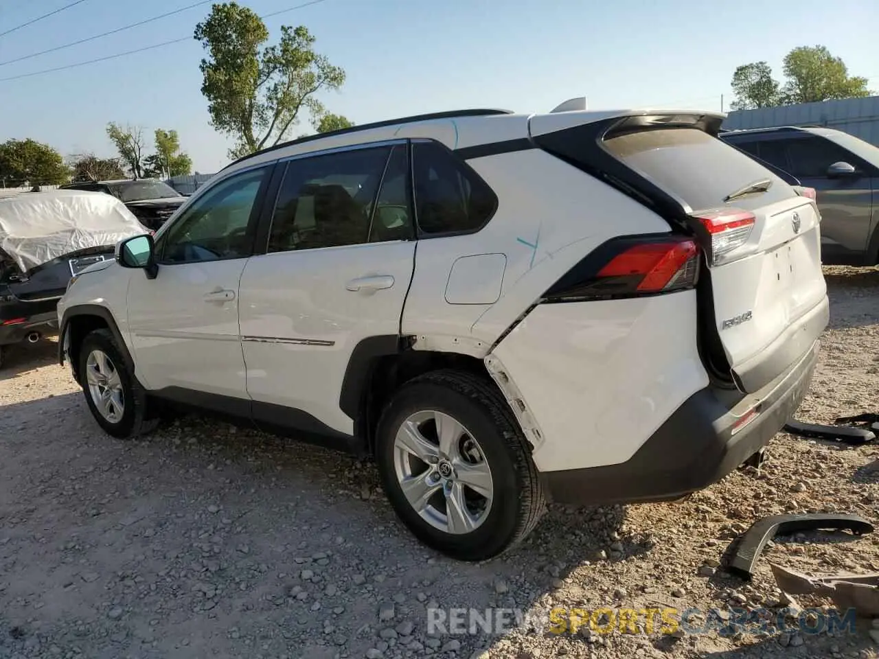 2 Photograph of a damaged car 2T3W1RFV5MC168878 TOYOTA RAV4 2021