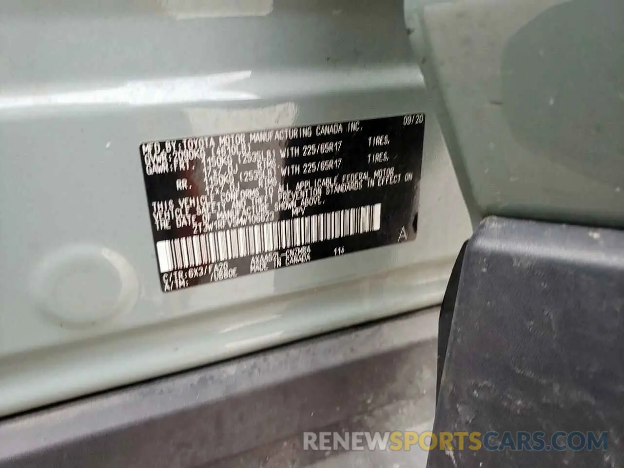 15 Фотография поврежденного автомобиля 2T3W1RFV5MW106623 TOYOTA RAV4 2021