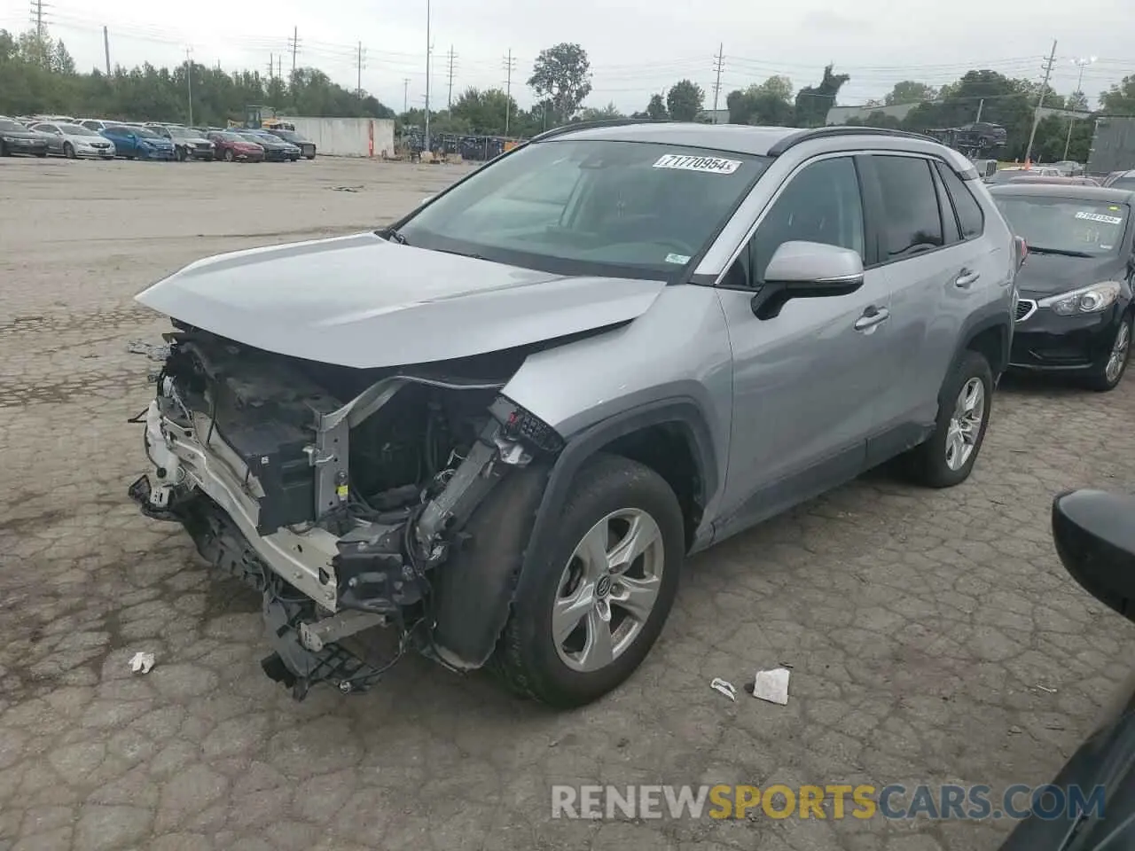 1 Photograph of a damaged car 2T3W1RFV5MW119274 TOYOTA RAV4 2021
