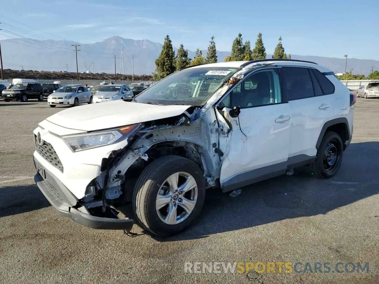 1 Photograph of a damaged car 2T3W1RFV5MW120103 TOYOTA RAV4 2021