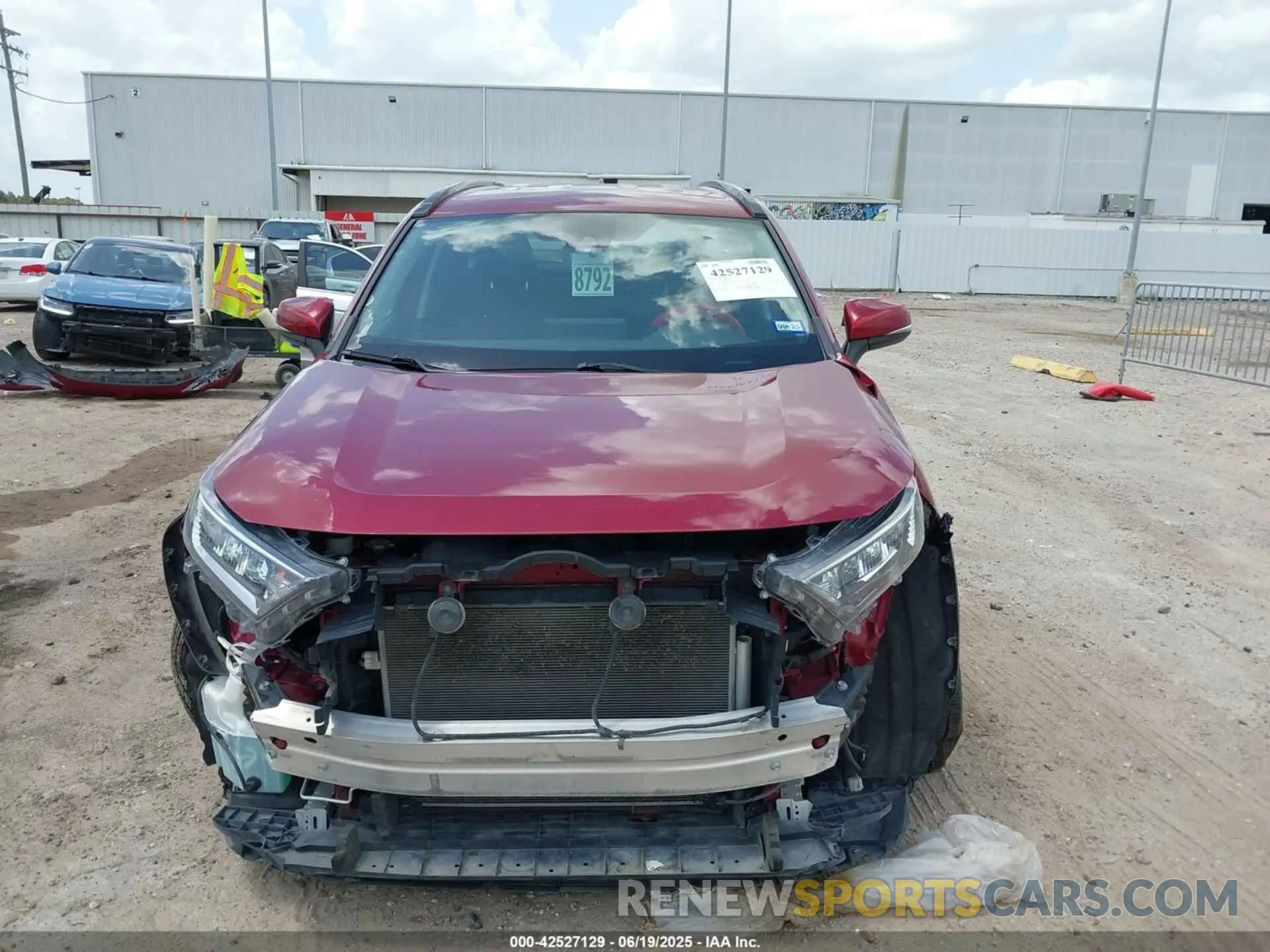 13 Photograph of a damaged car 2T3W1RFV6MW106081 TOYOTA RAV4 2021