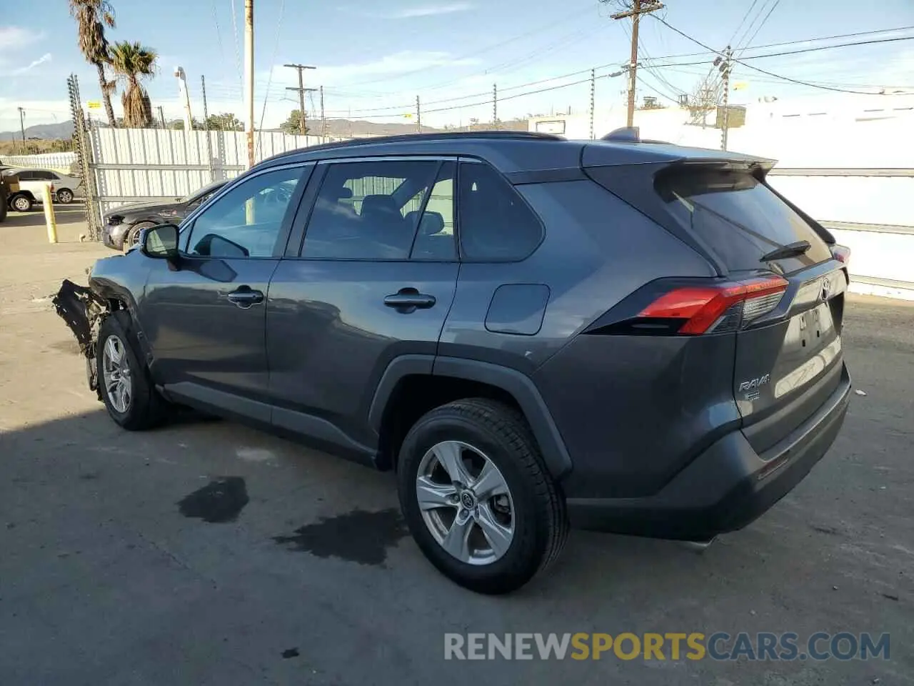 2 Photograph of a damaged car 2T3W1RFV6MW127657 TOYOTA RAV4 2021