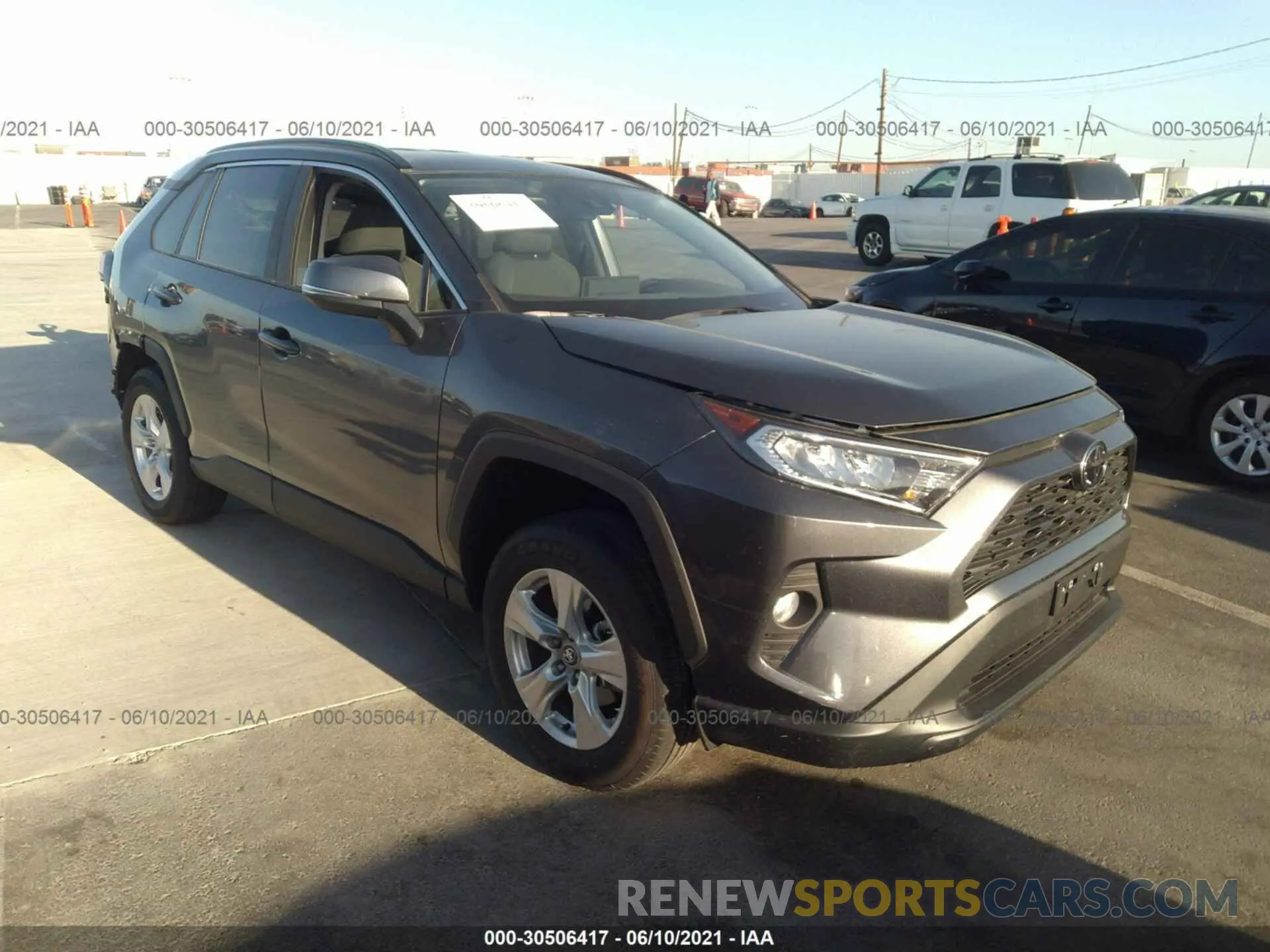 1 Photograph of a damaged car 2T3W1RFV7MC103451 TOYOTA RAV4 2021
