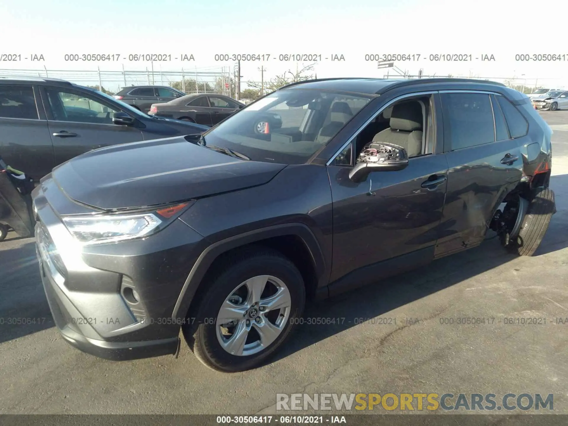 2 Photograph of a damaged car 2T3W1RFV7MC103451 TOYOTA RAV4 2021