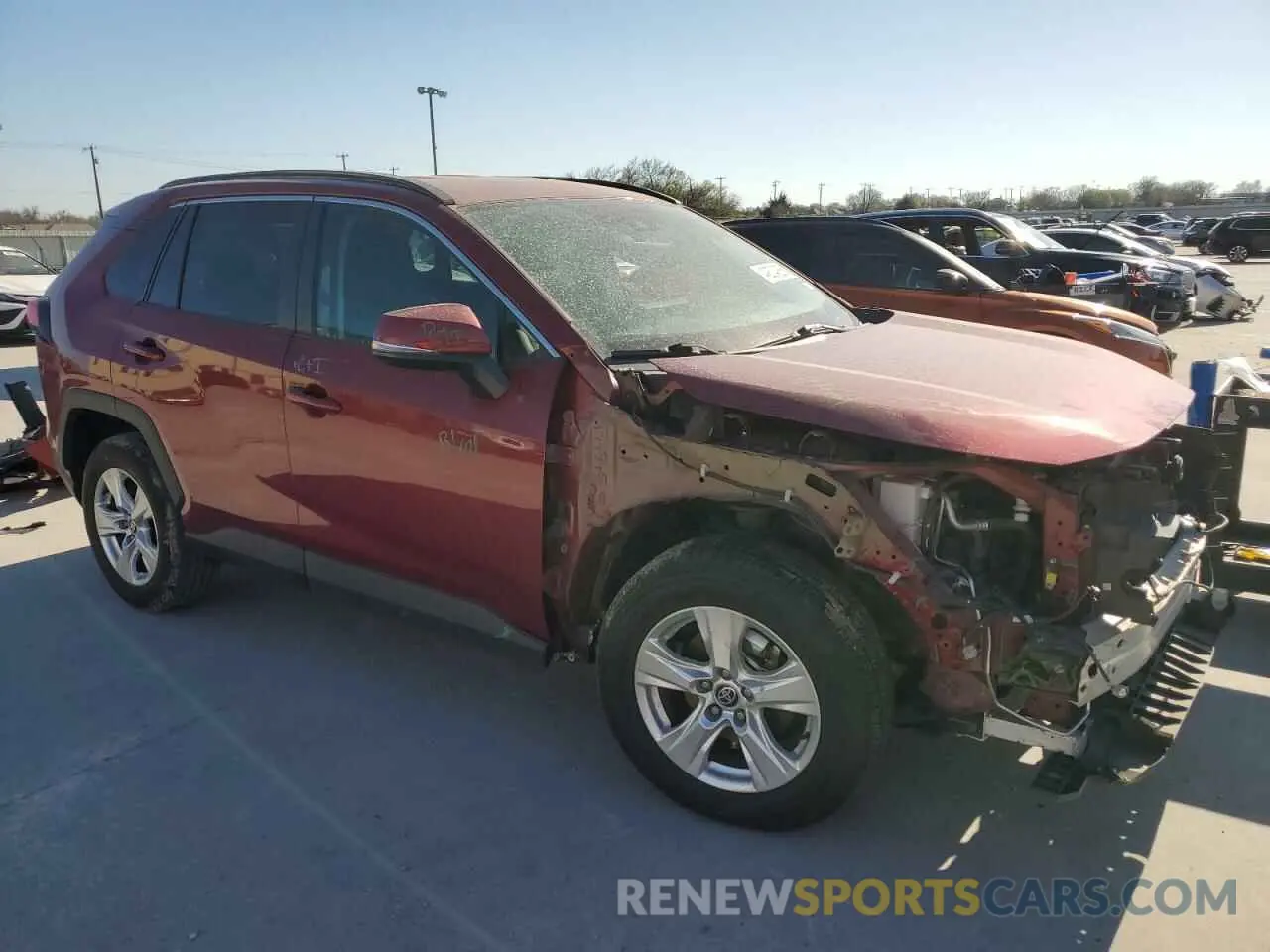 4 Фотография поврежденного автомобиля 2T3W1RFV7MW133810 TOYOTA RAV4 2021