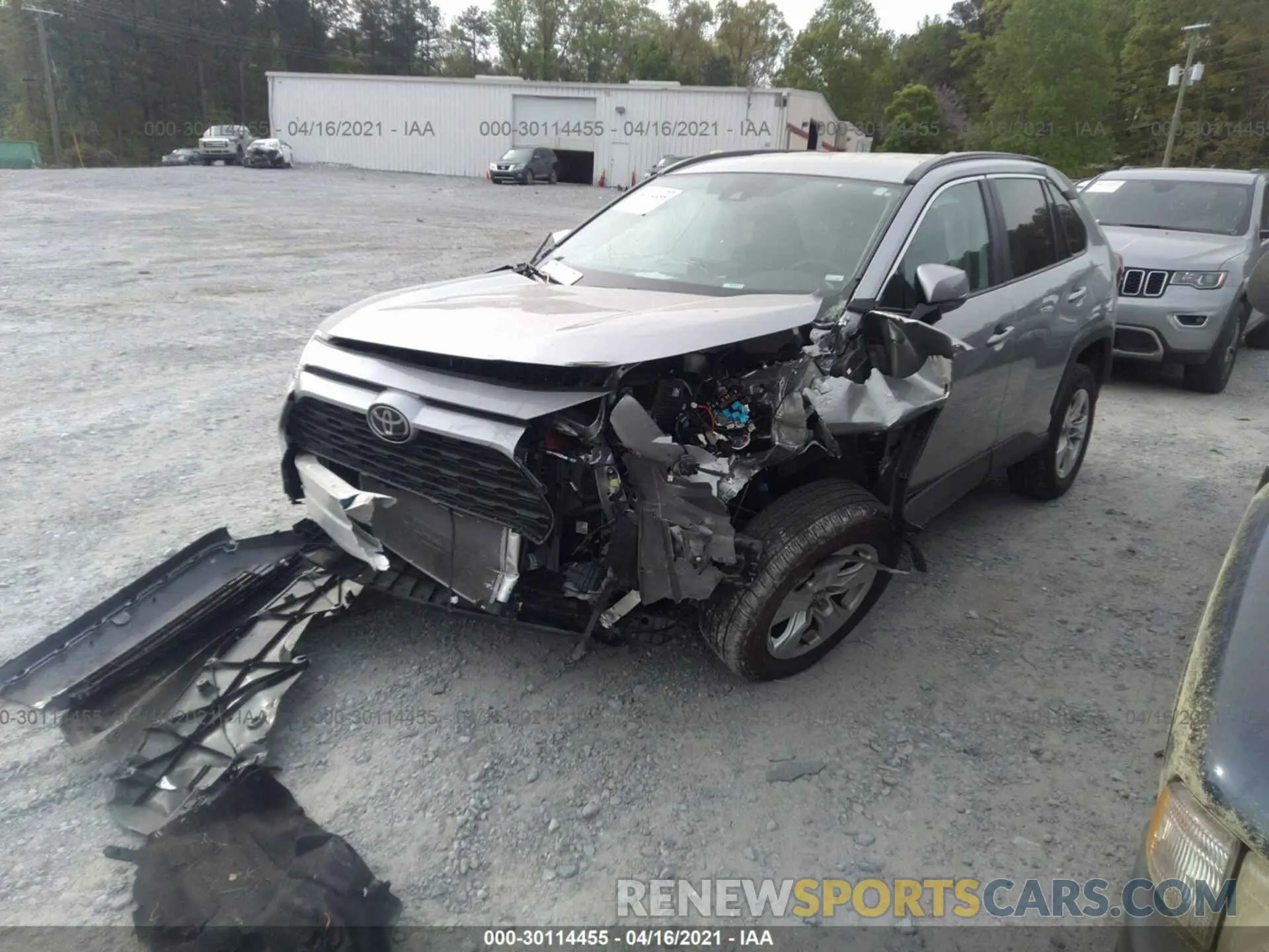 6 Photograph of a damaged car 2T3W1RFV8MC095618 TOYOTA RAV4 2021