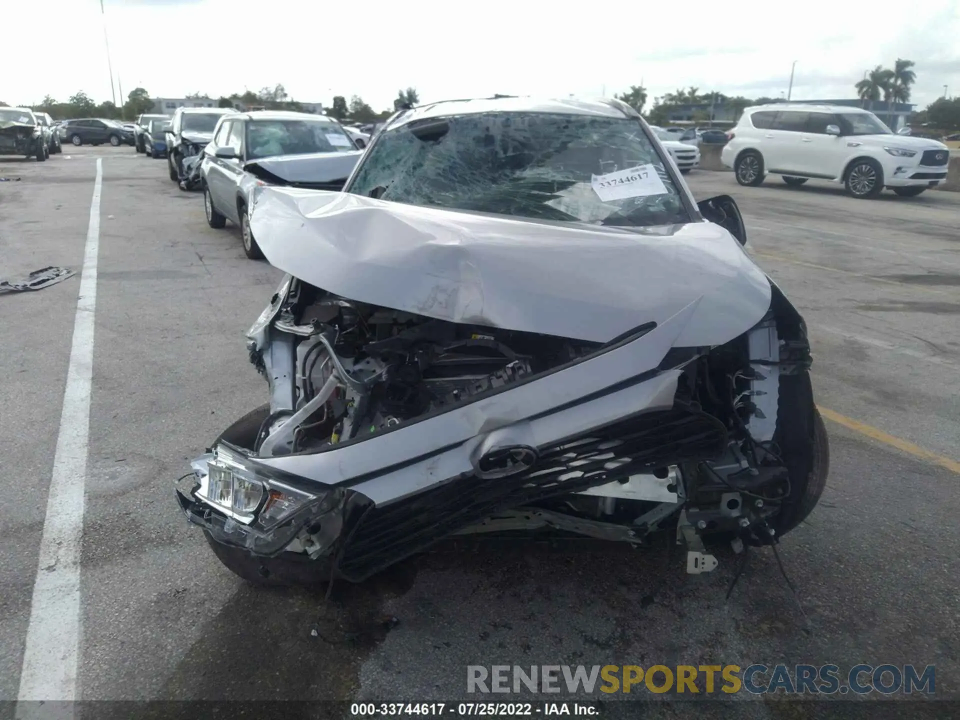 6 Фотография поврежденного автомобиля 2T3W1RFV8MC099961 TOYOTA RAV4 2021