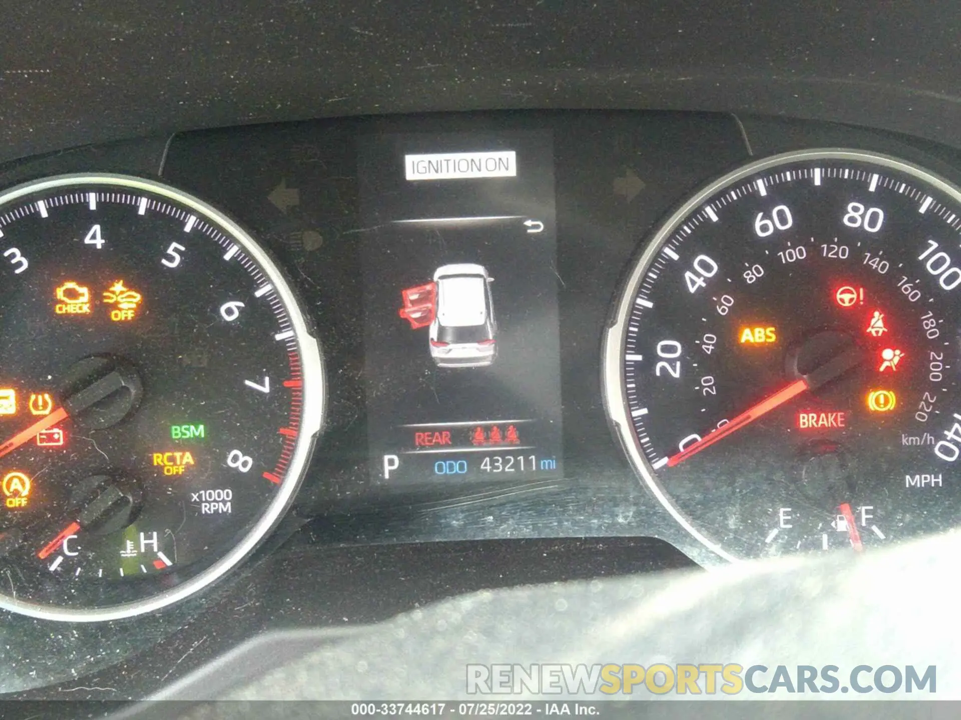 7 Фотография поврежденного автомобиля 2T3W1RFV8MC099961 TOYOTA RAV4 2021