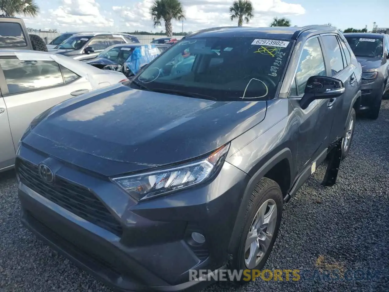 2 Фотография поврежденного автомобиля 2T3W1RFV8MC122073 TOYOTA RAV4 2021