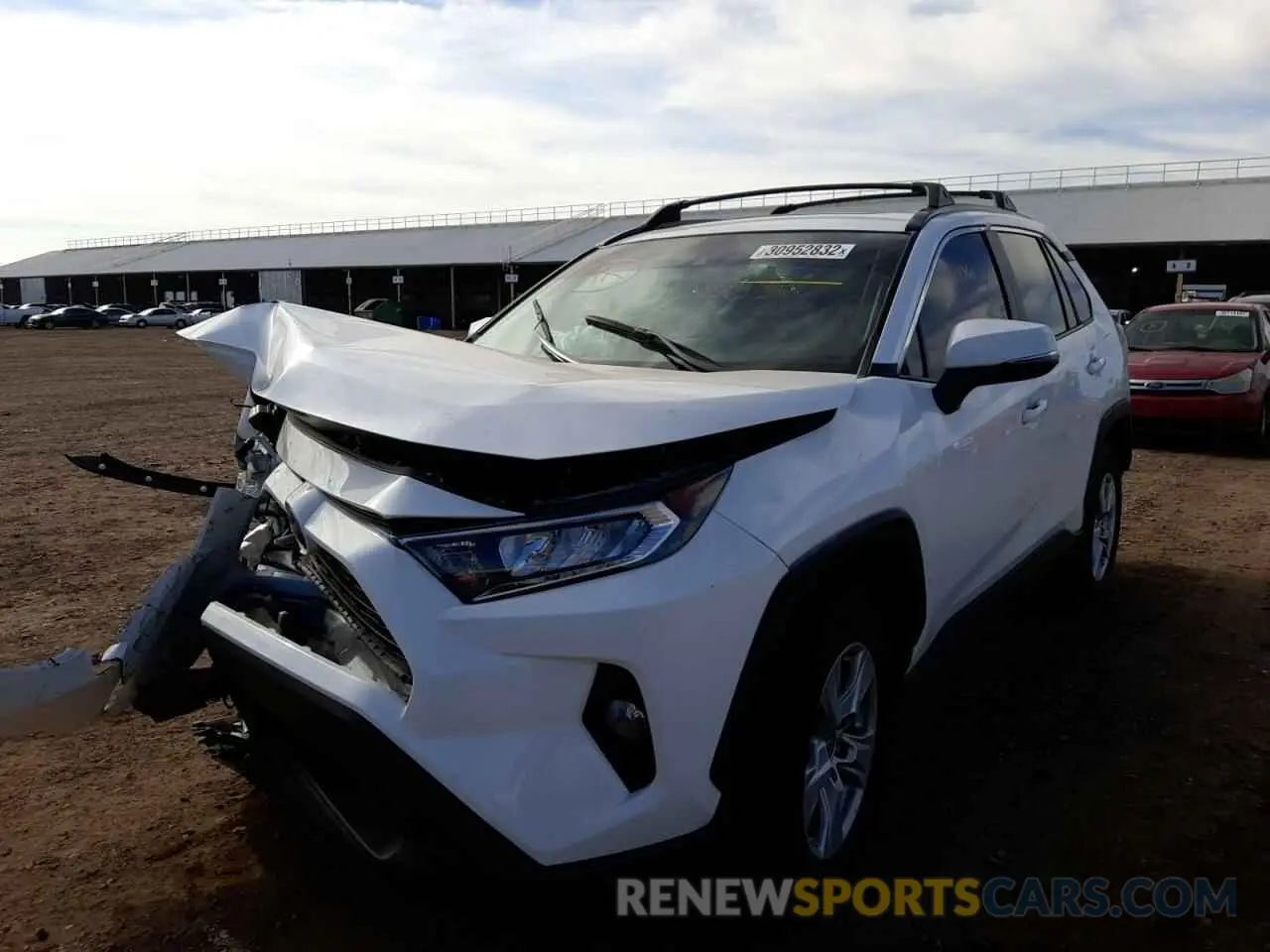 2 Photograph of a damaged car 2T3W1RFV9MC125872 TOYOTA RAV4 2021