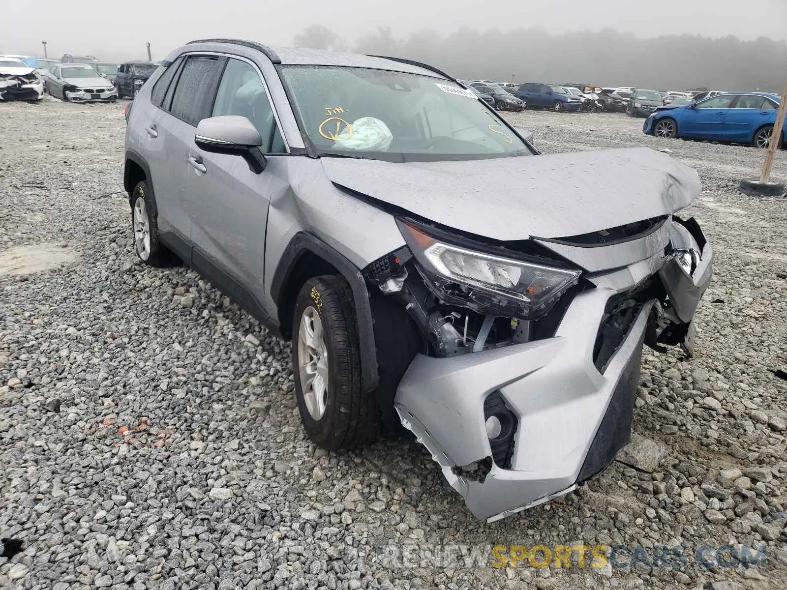 1 Photograph of a damaged car 2T3W1RFV9MC138217 TOYOTA RAV4 2021