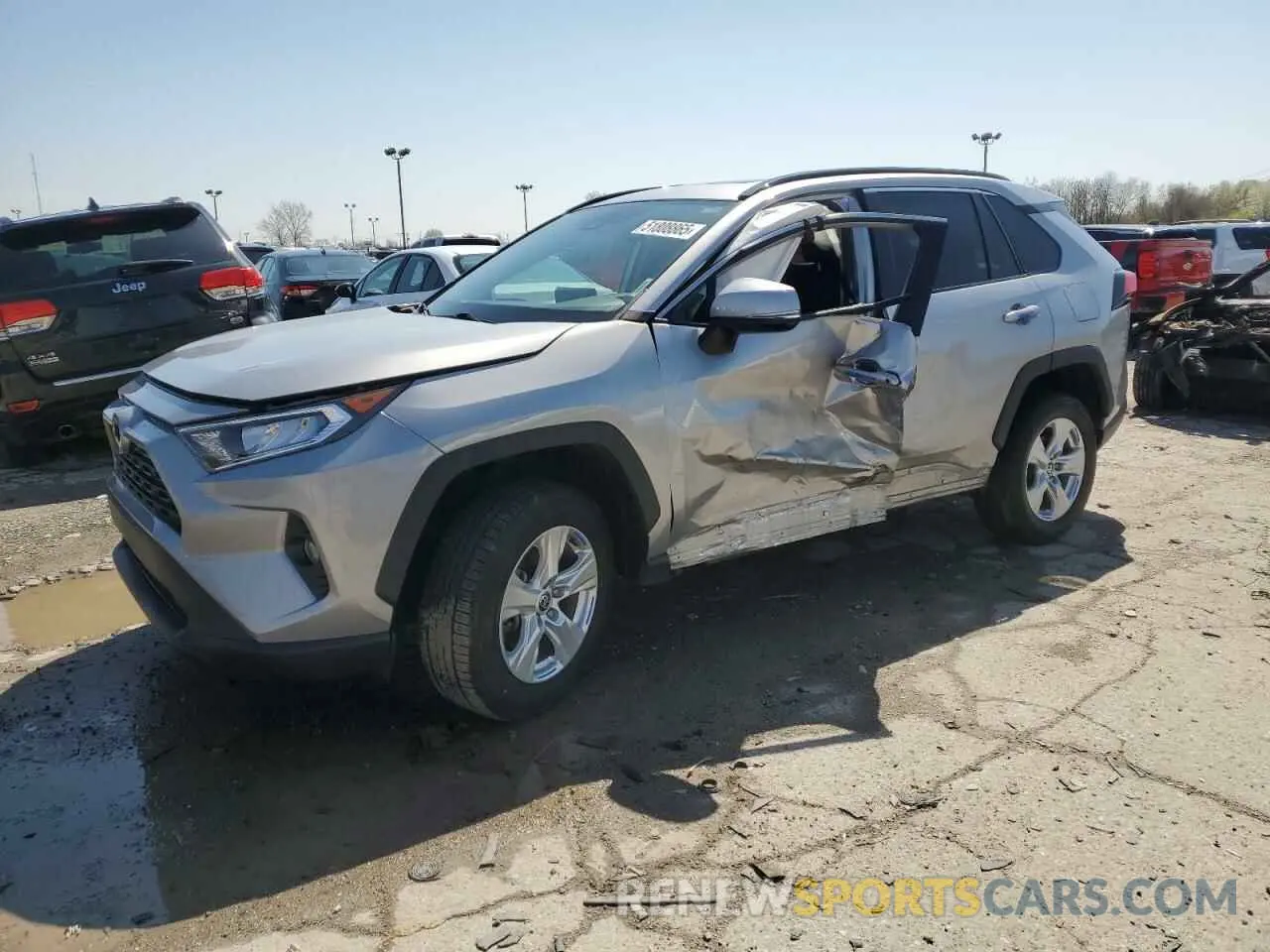 1 Photograph of a damaged car 2T3W1RFV9MC167703 TOYOTA RAV4 2021