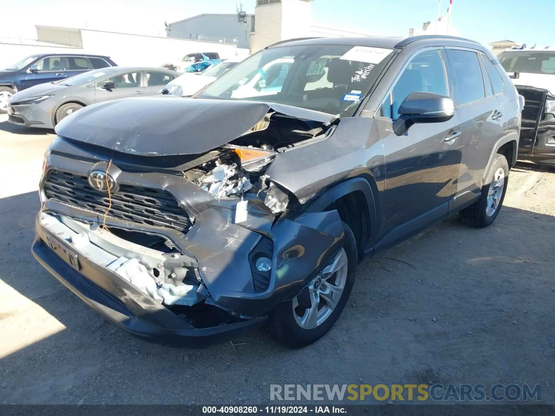 2 Photograph of a damaged car 2T3W1RFV9MW119391 TOYOTA RAV4 2021