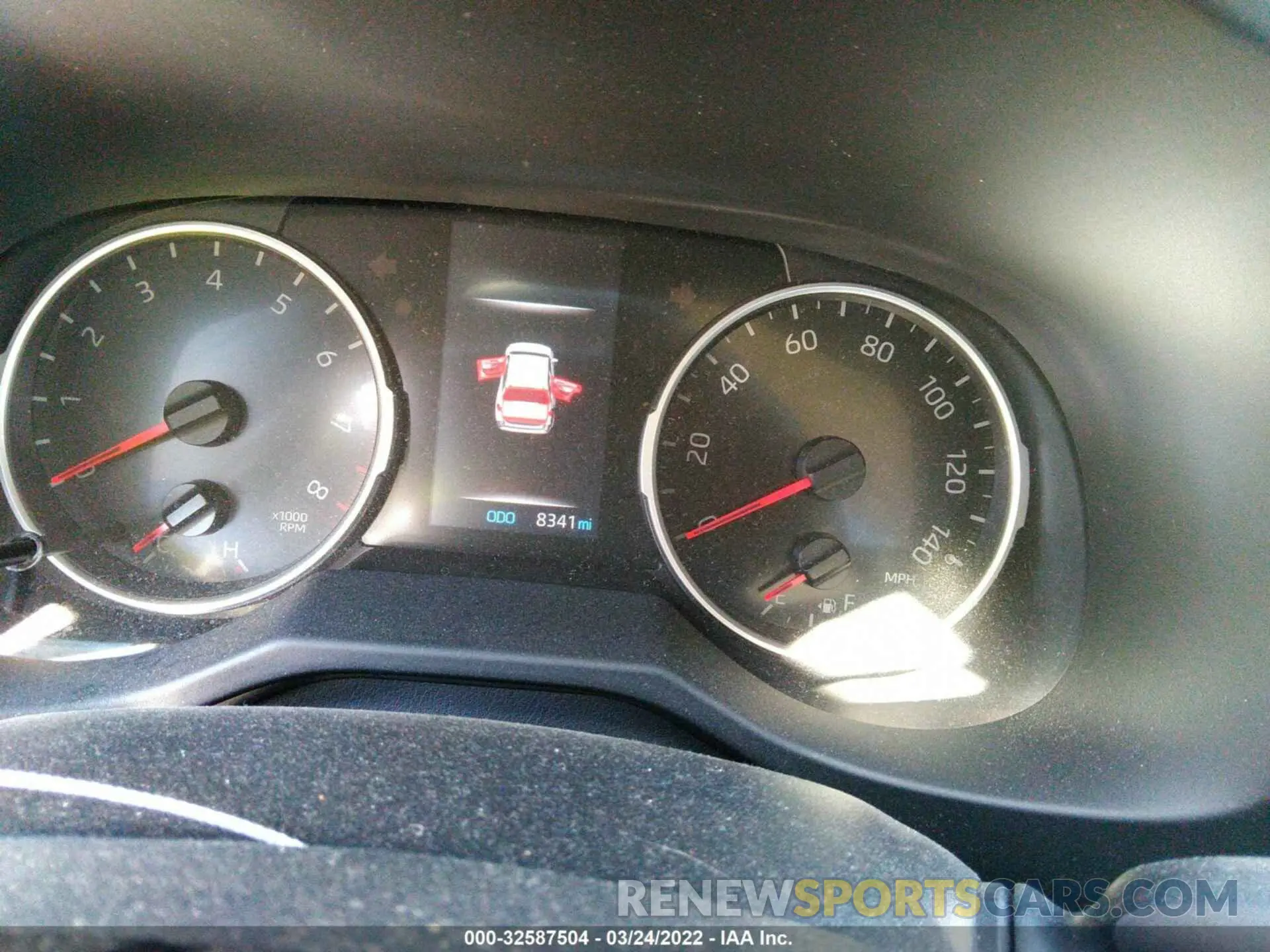 7 Фотография поврежденного автомобиля 2T3W1RFV9MW120668 TOYOTA RAV4 2021
