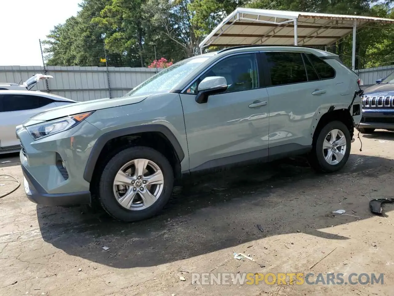1 Photograph of a damaged car 2T3W1RFV9MW125790 TOYOTA RAV4 2021