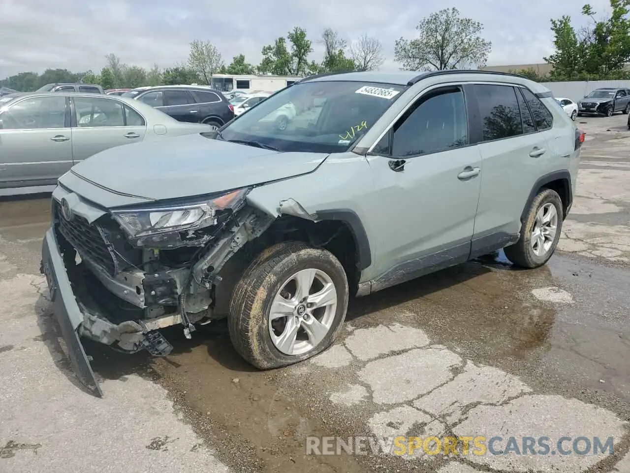 1 Photograph of a damaged car 2T3W1RFVXMC087603 TOYOTA RAV4 2021