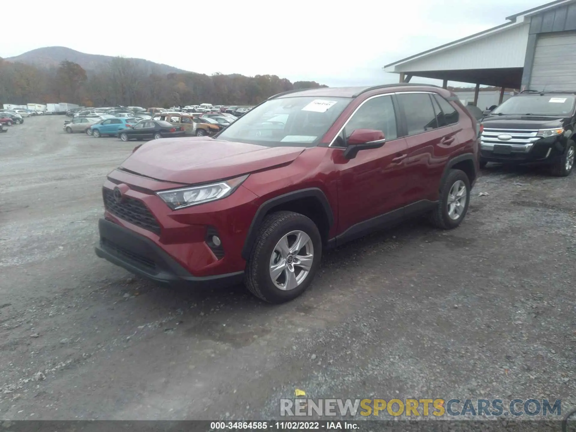 2 Photograph of a damaged car 2T3W1RFVXMW142954 TOYOTA RAV4 2021