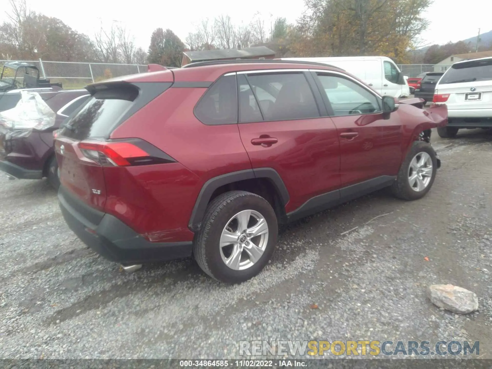 4 Photograph of a damaged car 2T3W1RFVXMW142954 TOYOTA RAV4 2021