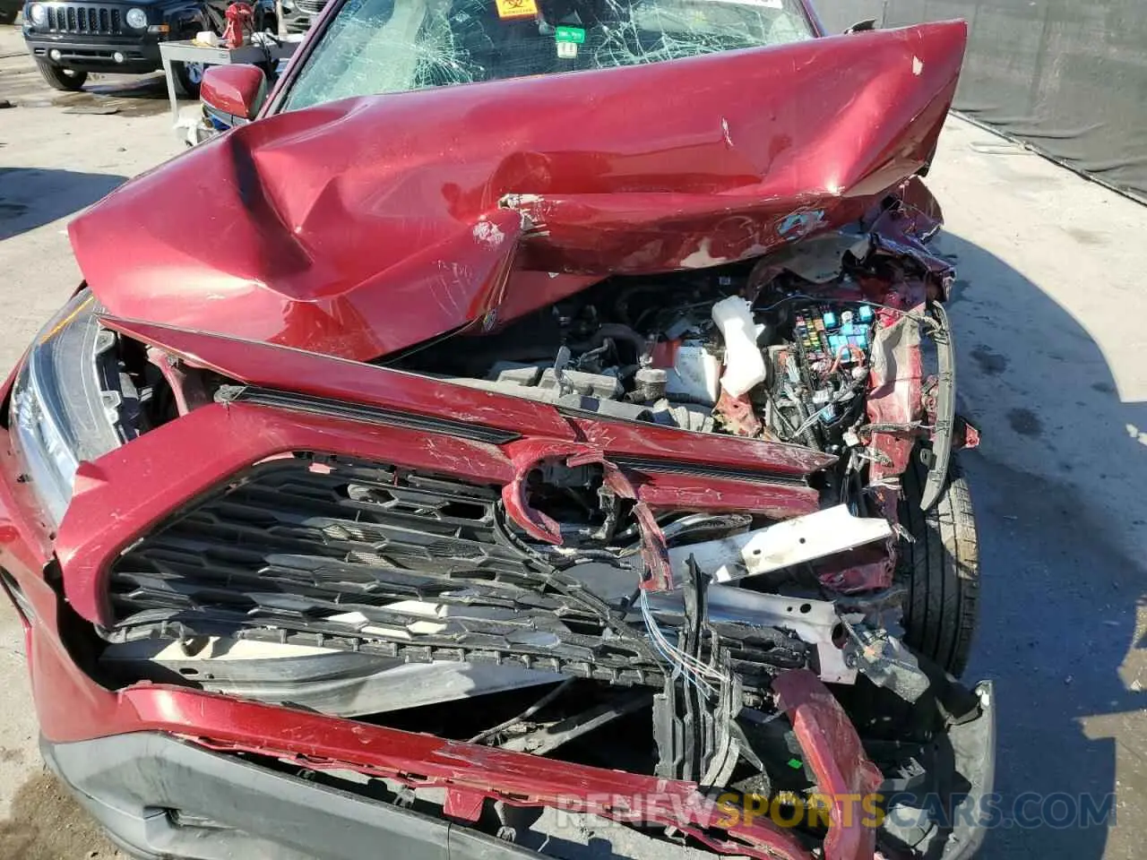 12 Фотография поврежденного автомобиля 2T3W1RFVXMW174349 TOYOTA RAV4 2021
