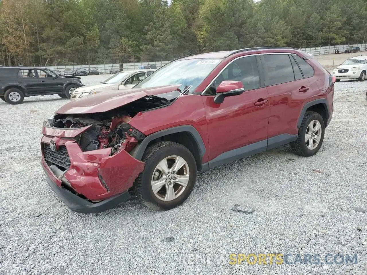 1 Фотография поврежденного автомобиля 2T3W1RFVXMW180488 TOYOTA RAV4 2021