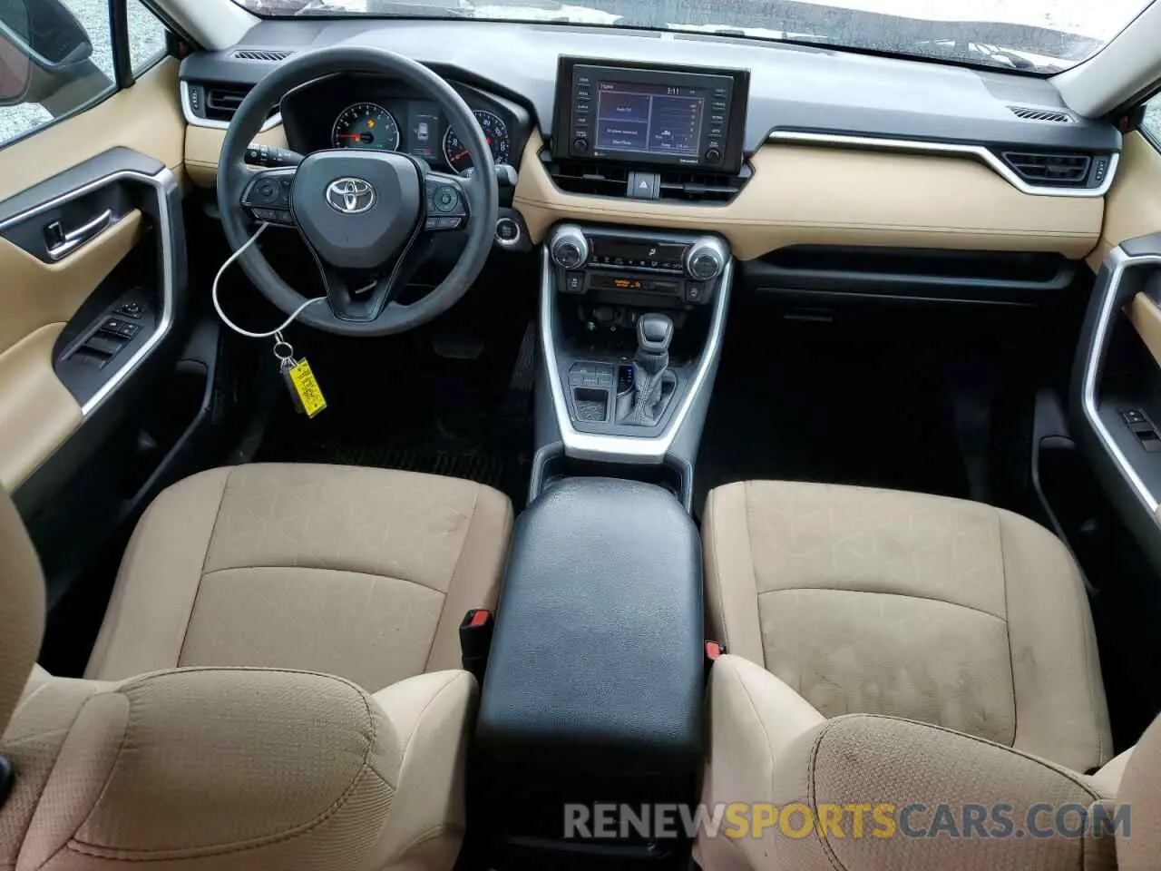 8 Фотография поврежденного автомобиля 2T3W1RFVXMW180488 TOYOTA RAV4 2021