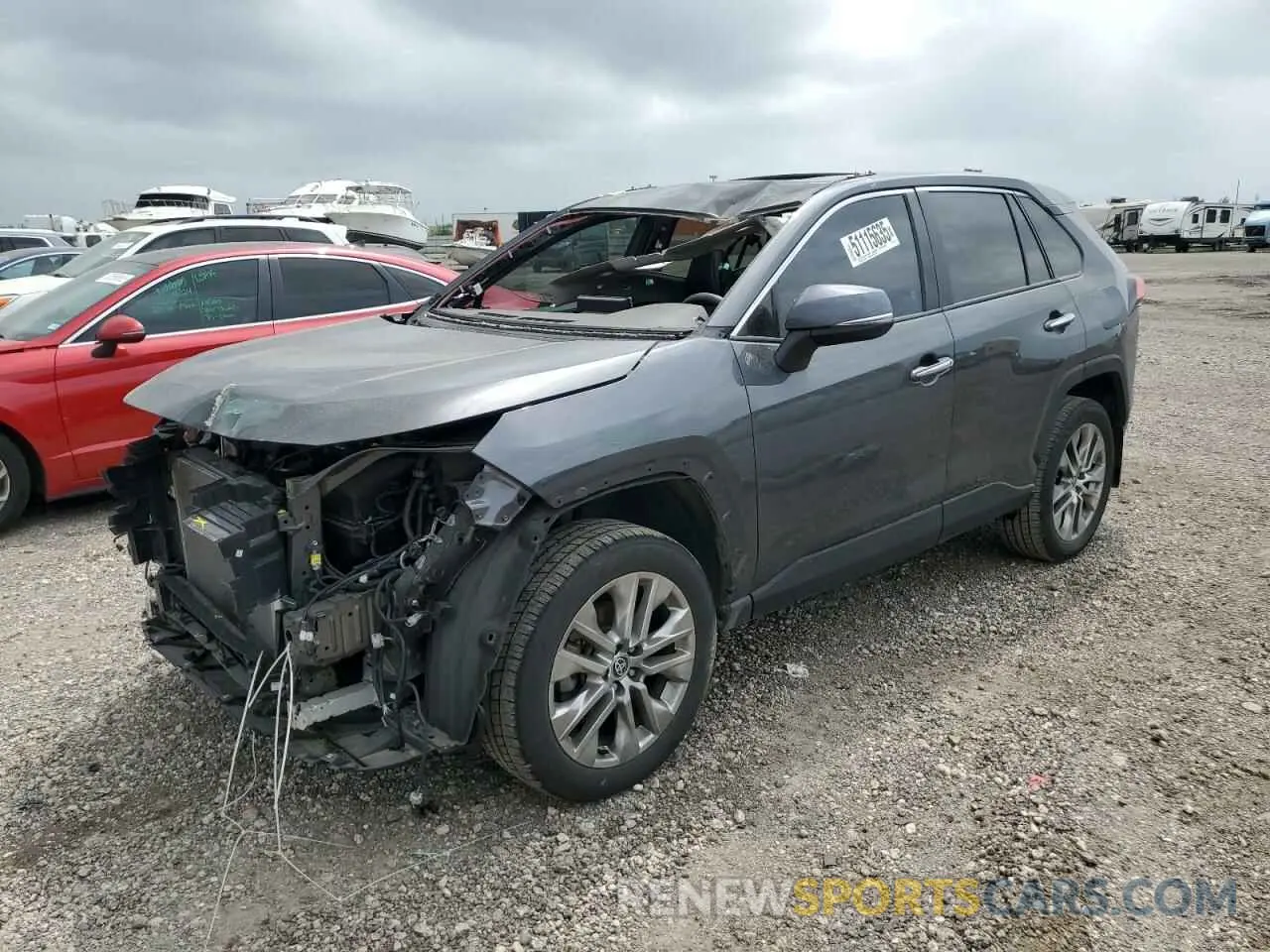 1 Фотография поврежденного автомобиля 2T3Y1RFV2MW173124 TOYOTA RAV4 2021