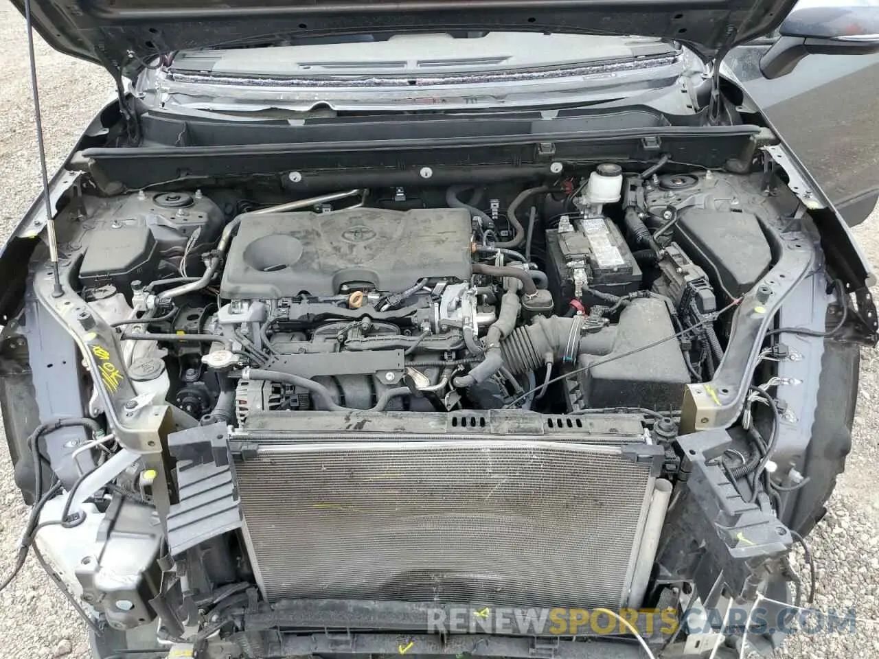 11 Фотография поврежденного автомобиля 2T3Y1RFV2MW173124 TOYOTA RAV4 2021