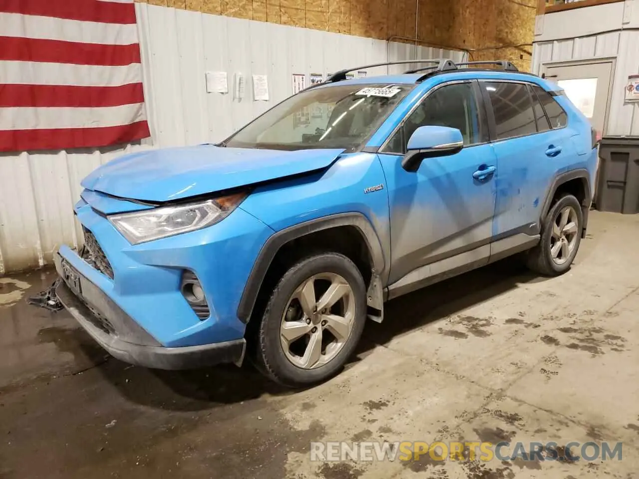 1 Photograph of a damaged car 4T3B6RFV0MU035525 TOYOTA RAV4 2021