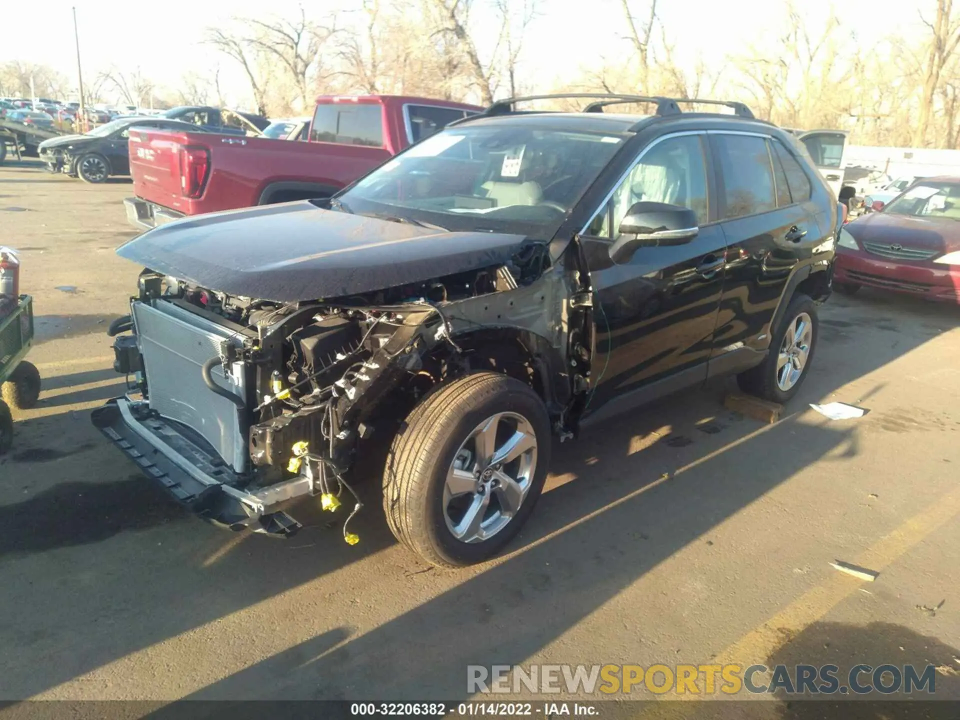 2 Photograph of a damaged car 4T3B6RFV2MU047353 TOYOTA RAV4 2021