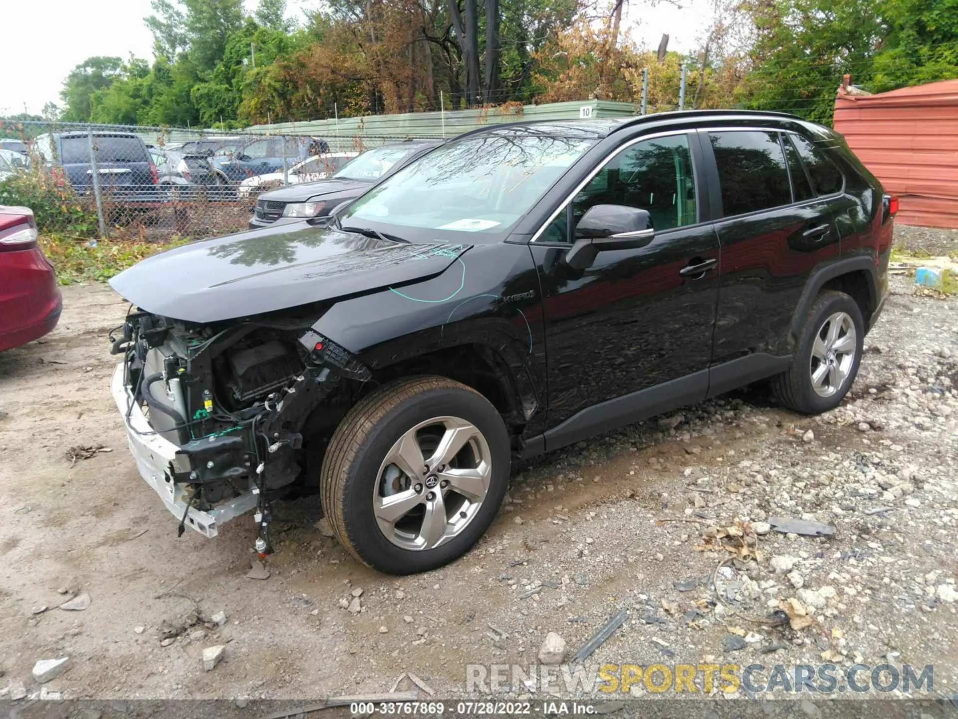 2 Photograph of a damaged car 4T3B6RFV4MU022714 TOYOTA RAV4 2021