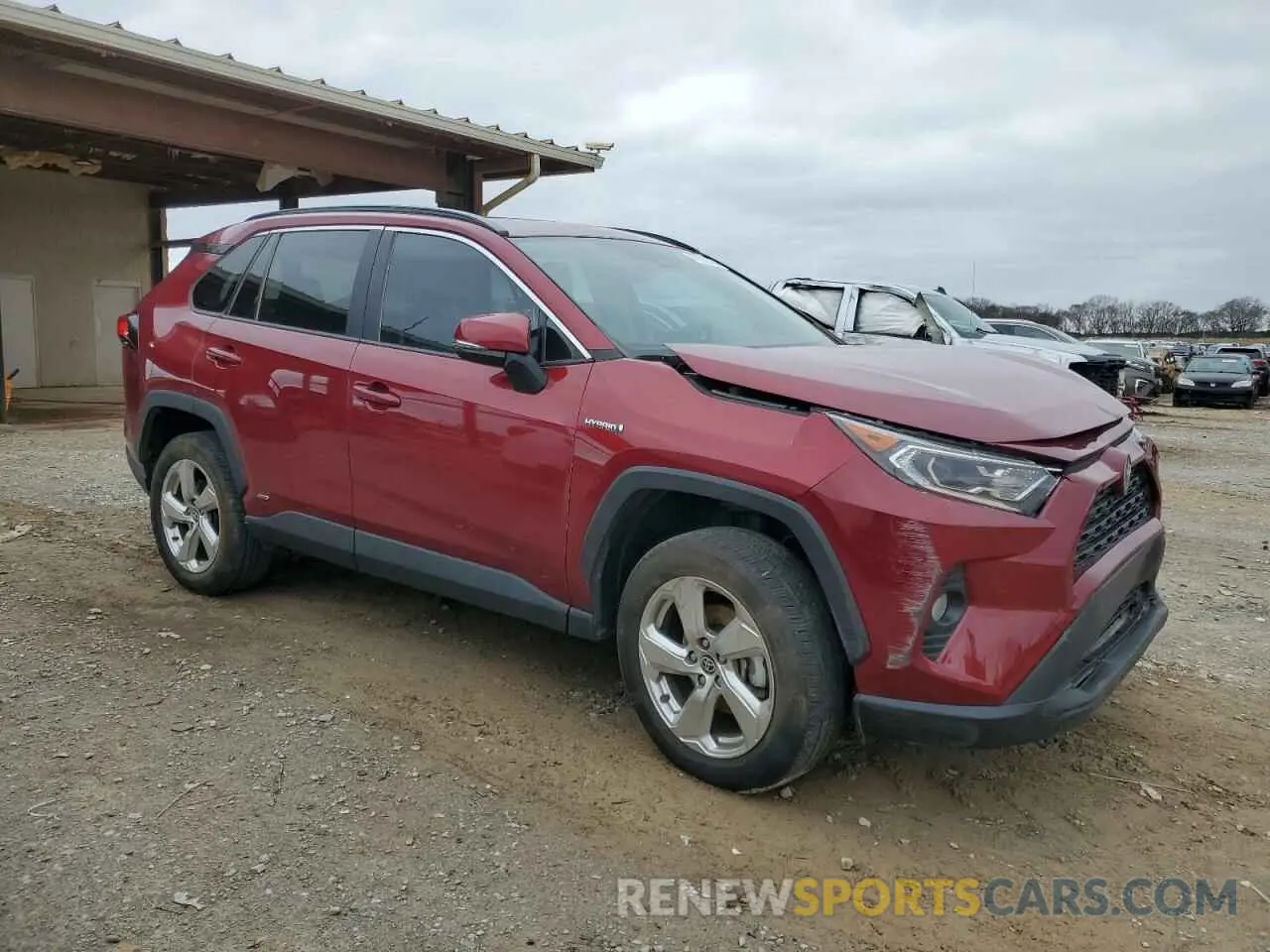 4 Фотография поврежденного автомобиля 4T3B6RFV6MU040003 TOYOTA RAV4 2021