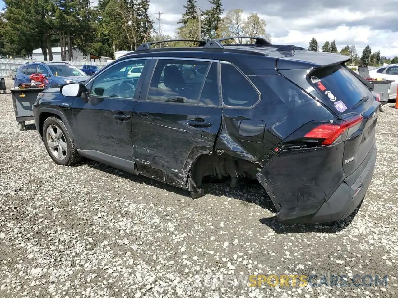 2 Фотография поврежденного автомобиля 4T3B6RFV7MU057117 TOYOTA RAV4 2021